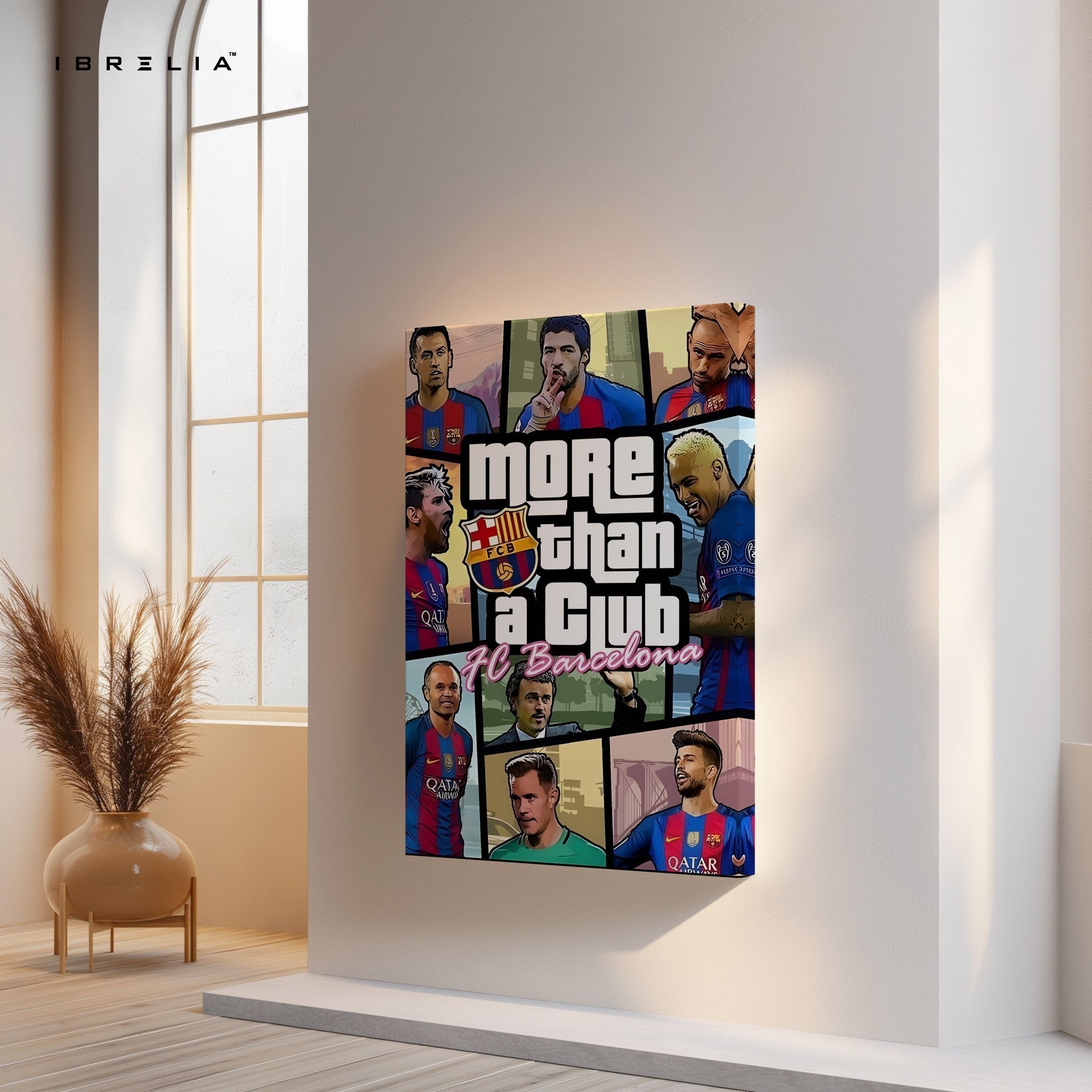 FC Barcelona Wall Art – “More Than a Club” Edition | IBRELIA™ - IBRELIA