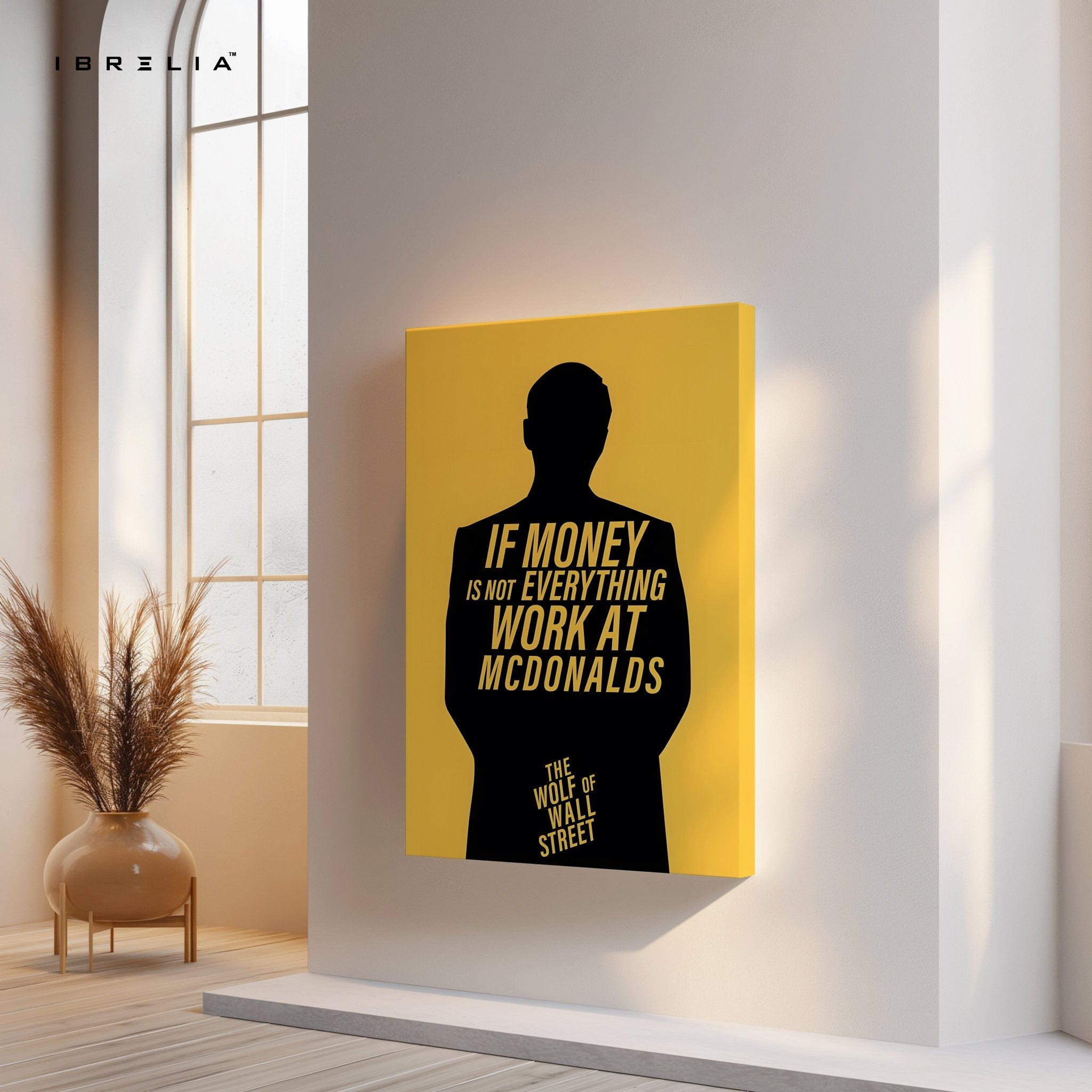 The Wolf of Wall Street Wall Art – Money Quote Edition | IBRELIA™ - IBRELIA