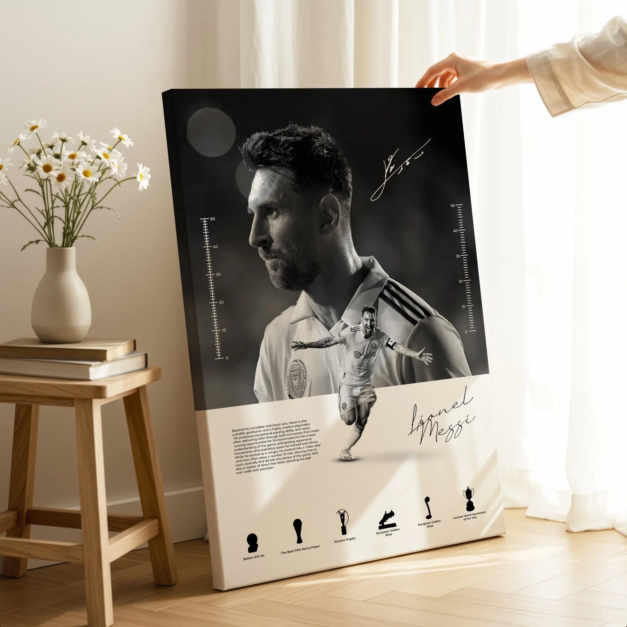 Lionel Messi – The Legend 4K Ultra Wrap Frame Wall Art in Pakistan | IBRELIA™ - IBRELIA