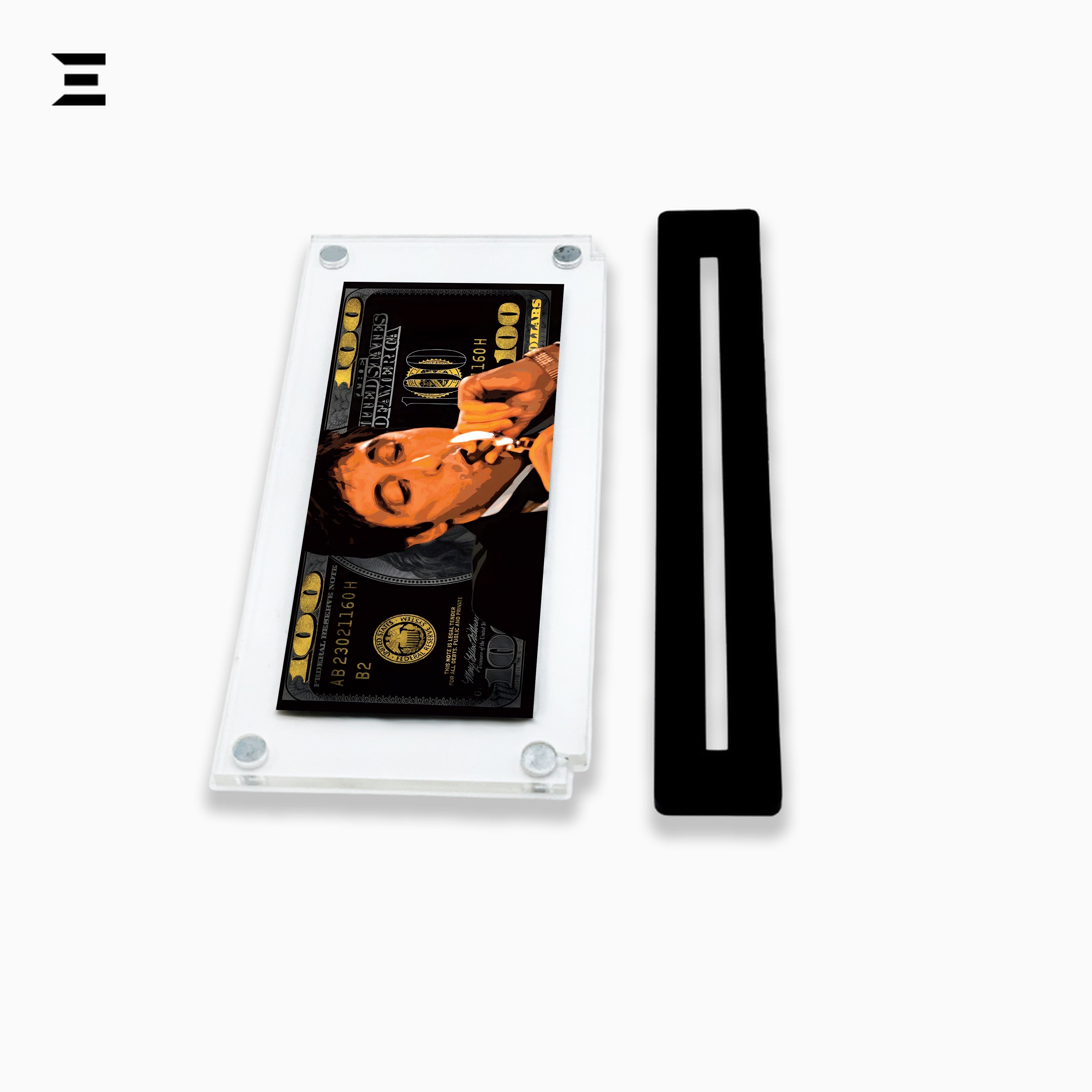 Premium Magnetic Acrylic Frame with Black Base – Tony Montana Scarface Pop Art IBRELIA