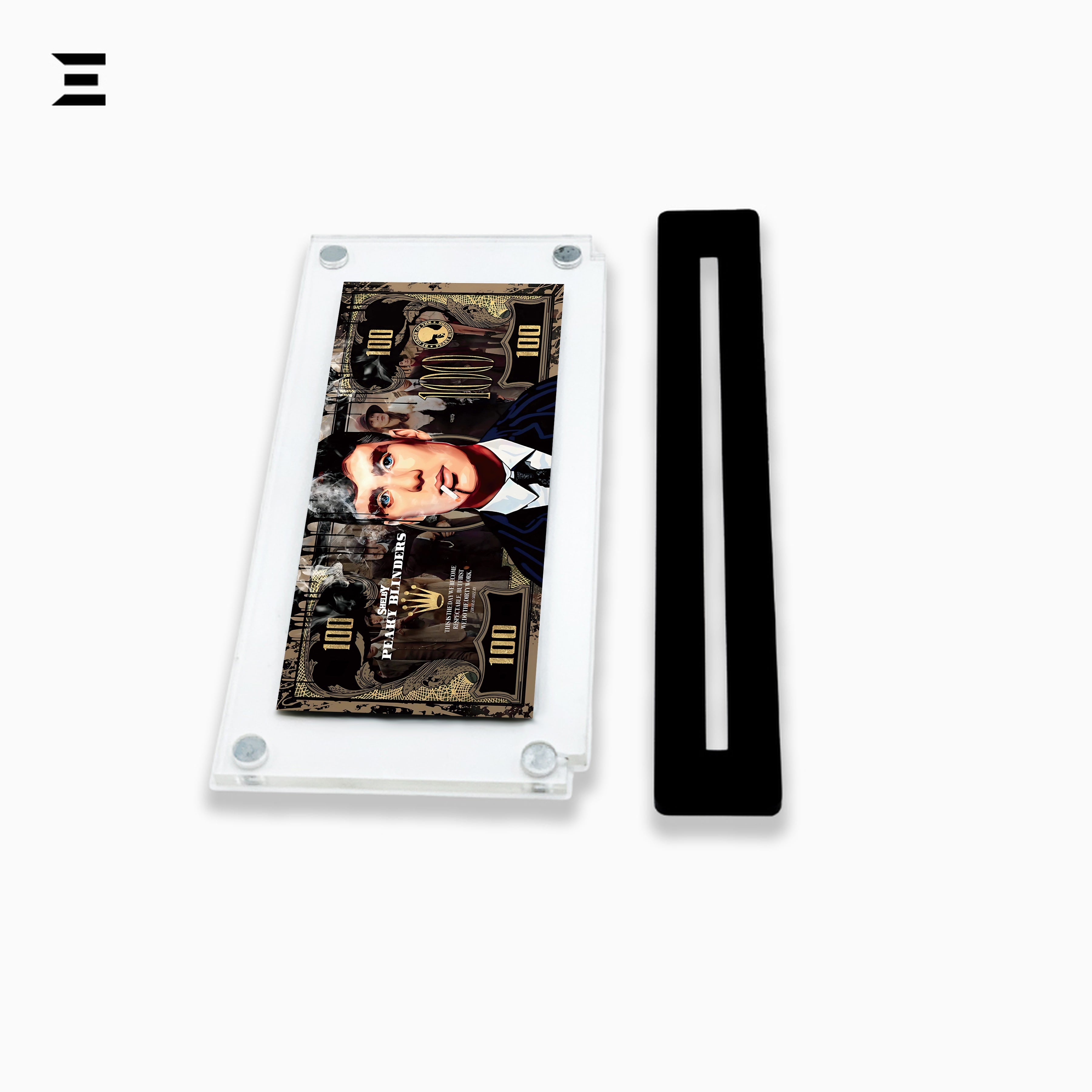 Premium Magnetic Acrylic Frame with Black Base – Peaky Blinders Thomas Shelby Portrait Edition IBRELIA