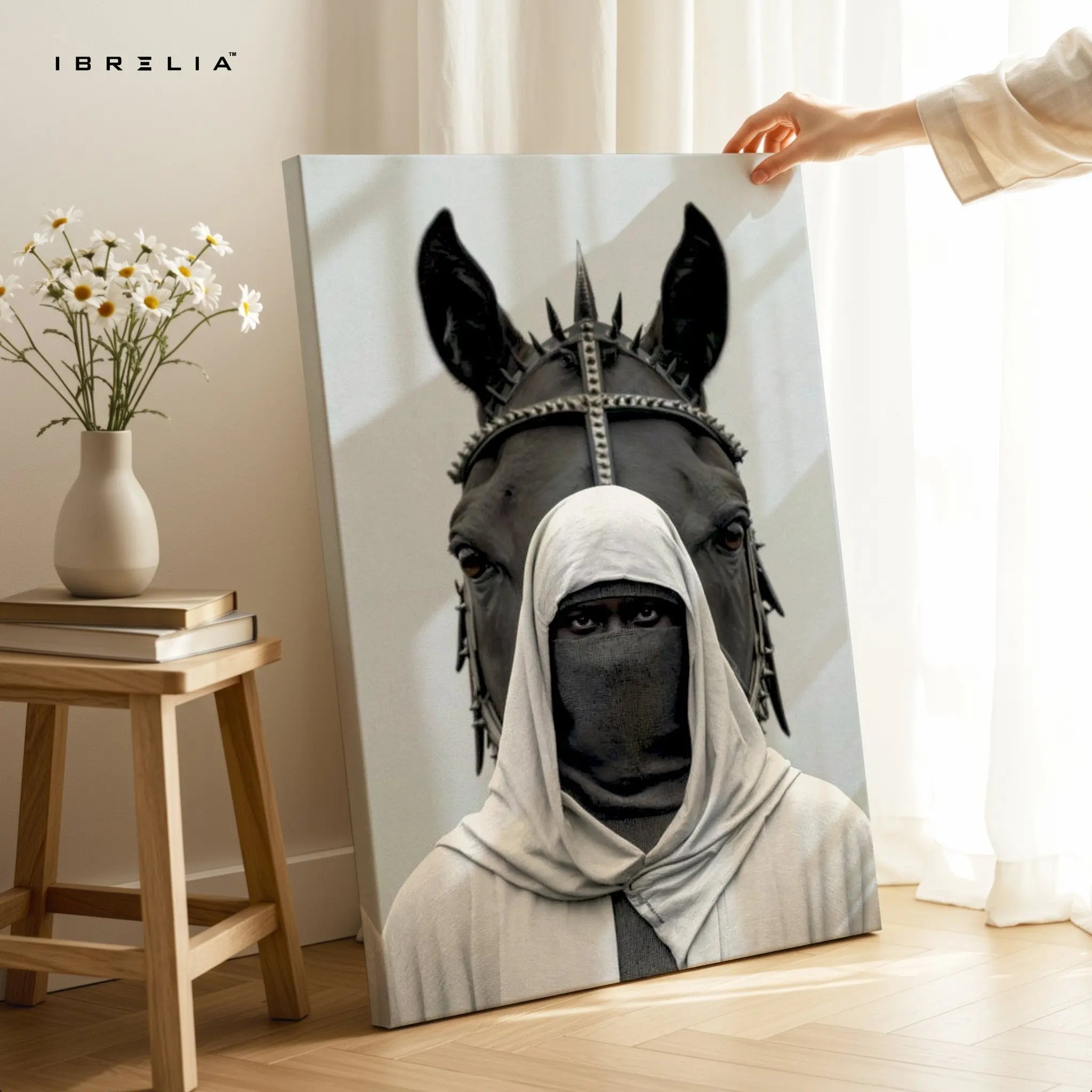 Warrior of the Desert Wall Frame | 4K Ultra Wrap Frame Wall Art in Pakistan | IBRELIA™ - IBRELIA