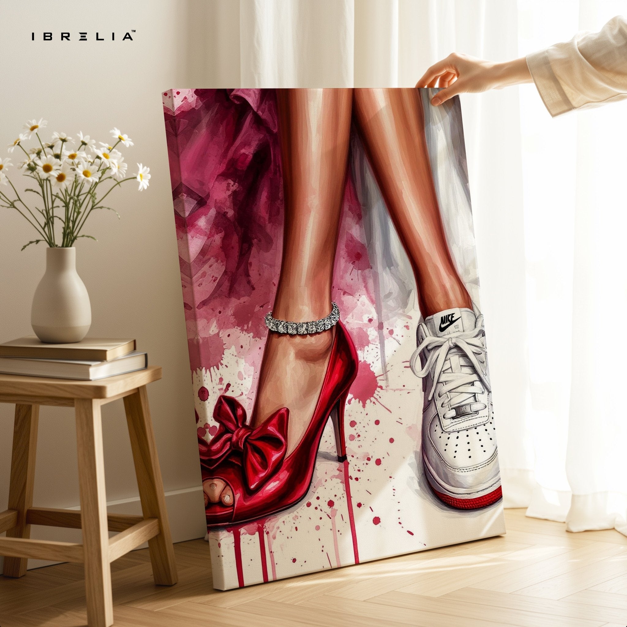 Heels & Sneakers Wall Frame | 4K Ultra Wrap Frame Wall Art in Pakistan | IBRELIA™ - IBRELIA