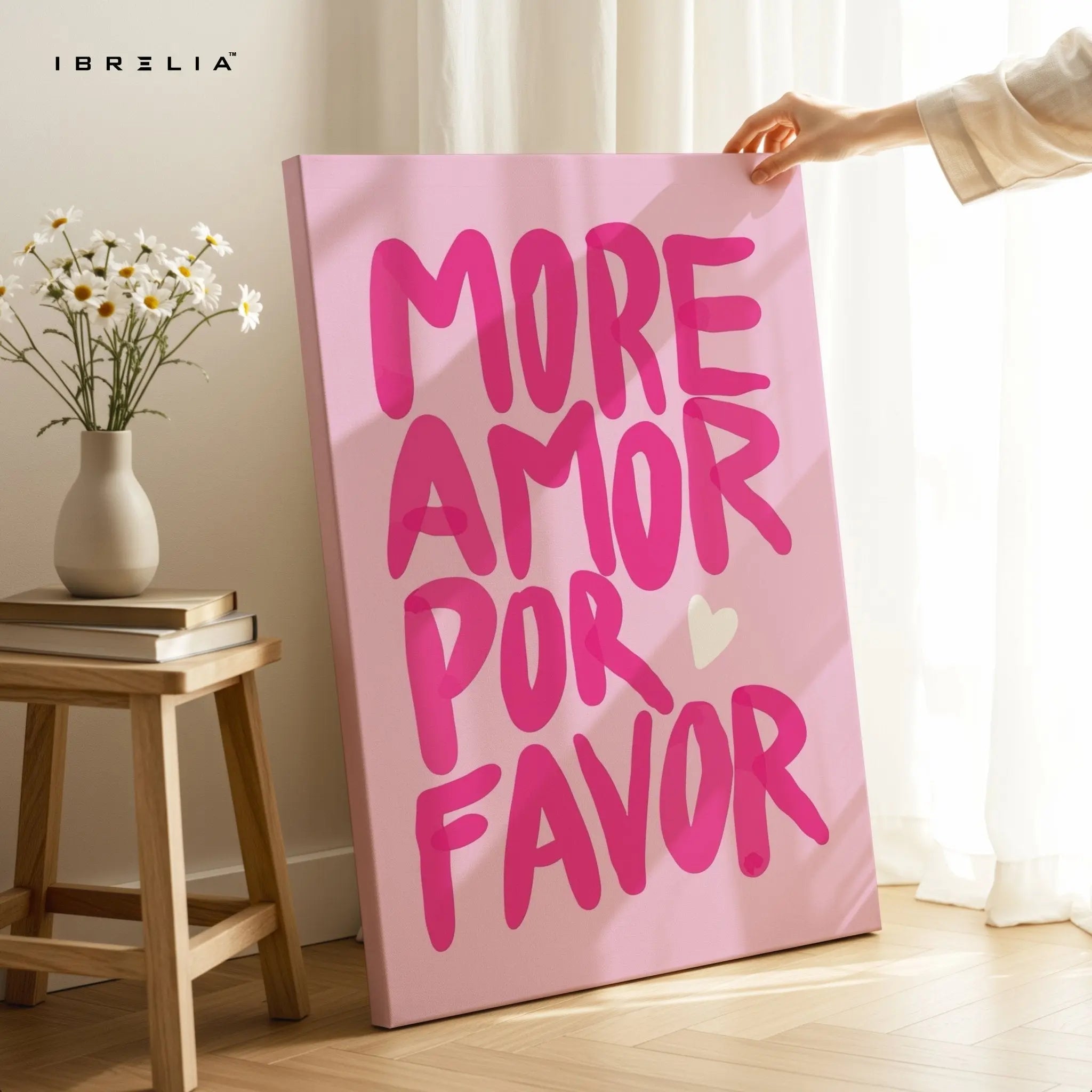 More Amor Por Favor Wall Frame | 4K Ultra Wrap Frame Wall Art in Pakistan | IBRELIA™ - IBRELIA
