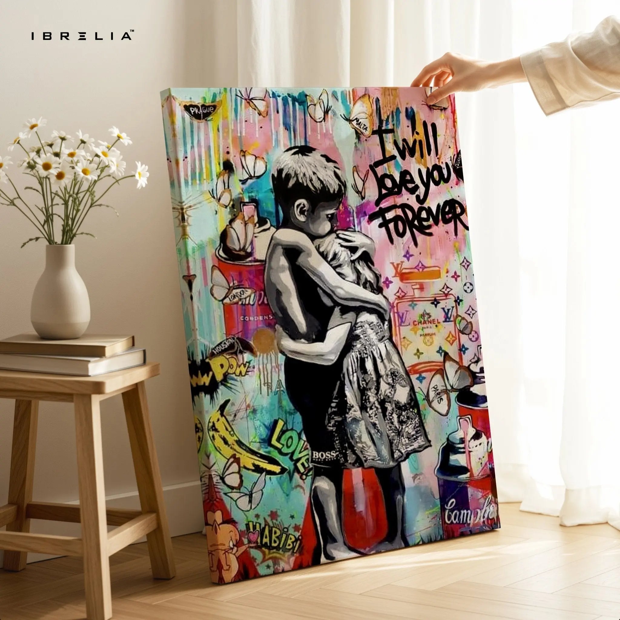 I Will Love You Forever Wall Frame | 4K Ultra Wrap Frame Wall Art in Pakistan | IBRELIA™ - IBRELIA