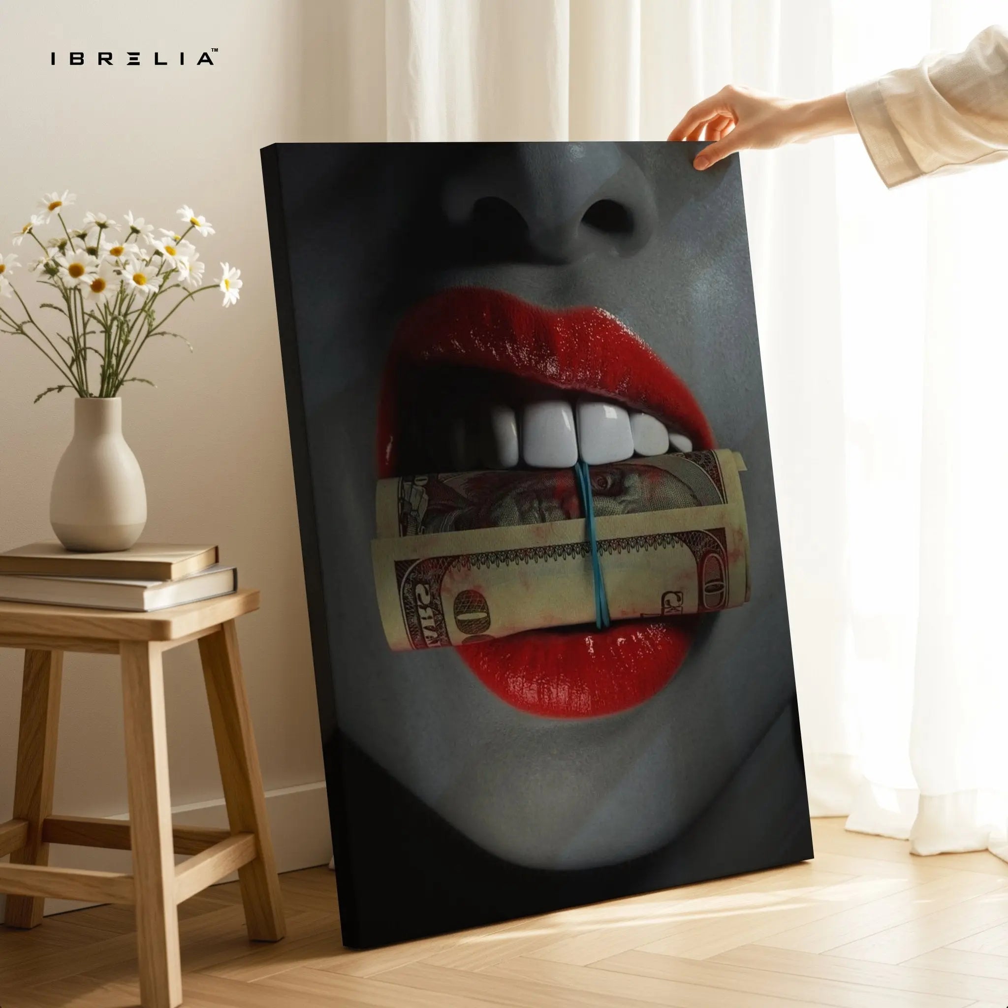 Red Temptation Wall Frame | 4K Ultra Wrap Frame Wall Art in Pakistan | IBRELIA™ - IBRELIA