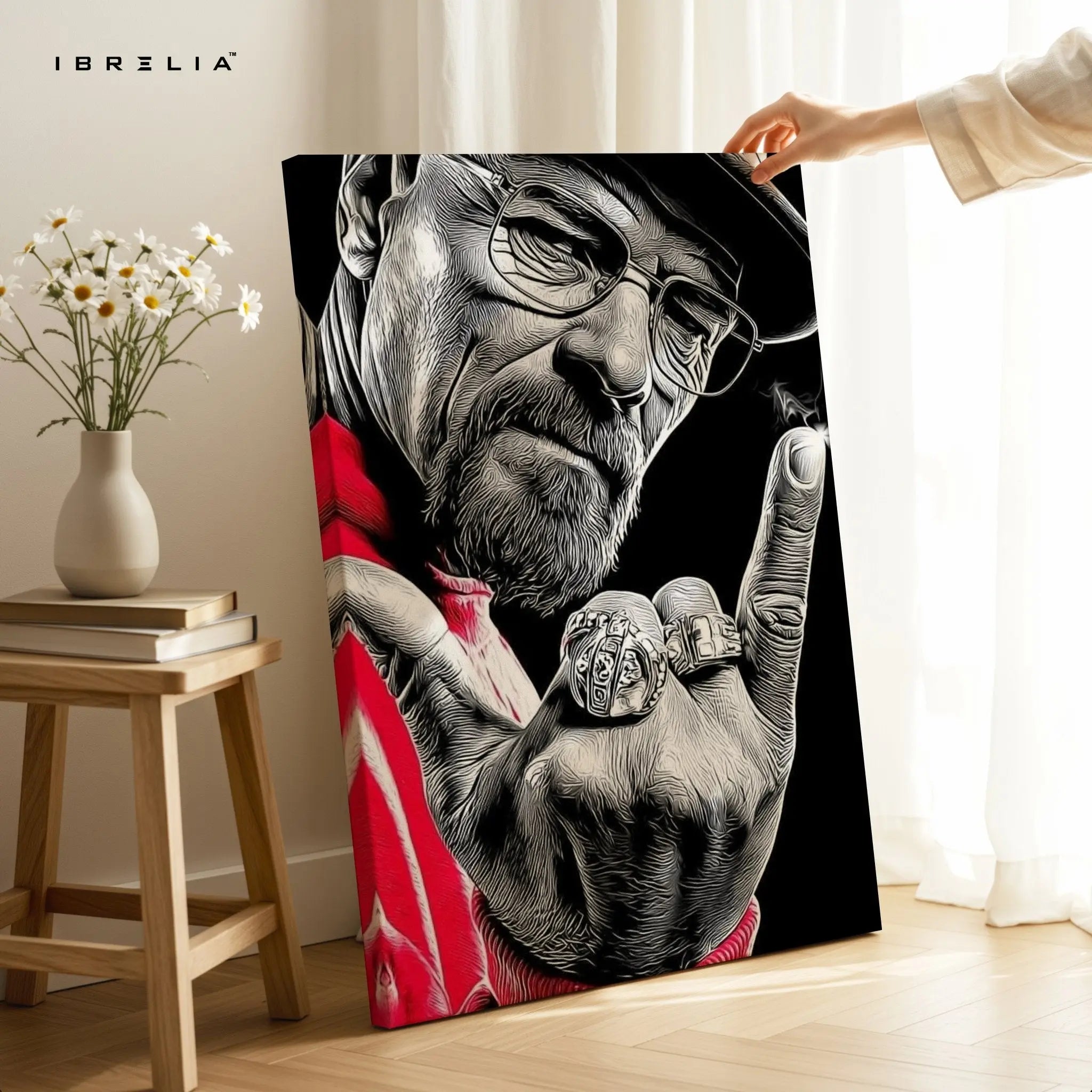 Walter White Graffiti Power Wall Frame | 4K Ultra Wrap Frame Wall Art in Pakistan | IBRELIA™ - IBRELIA