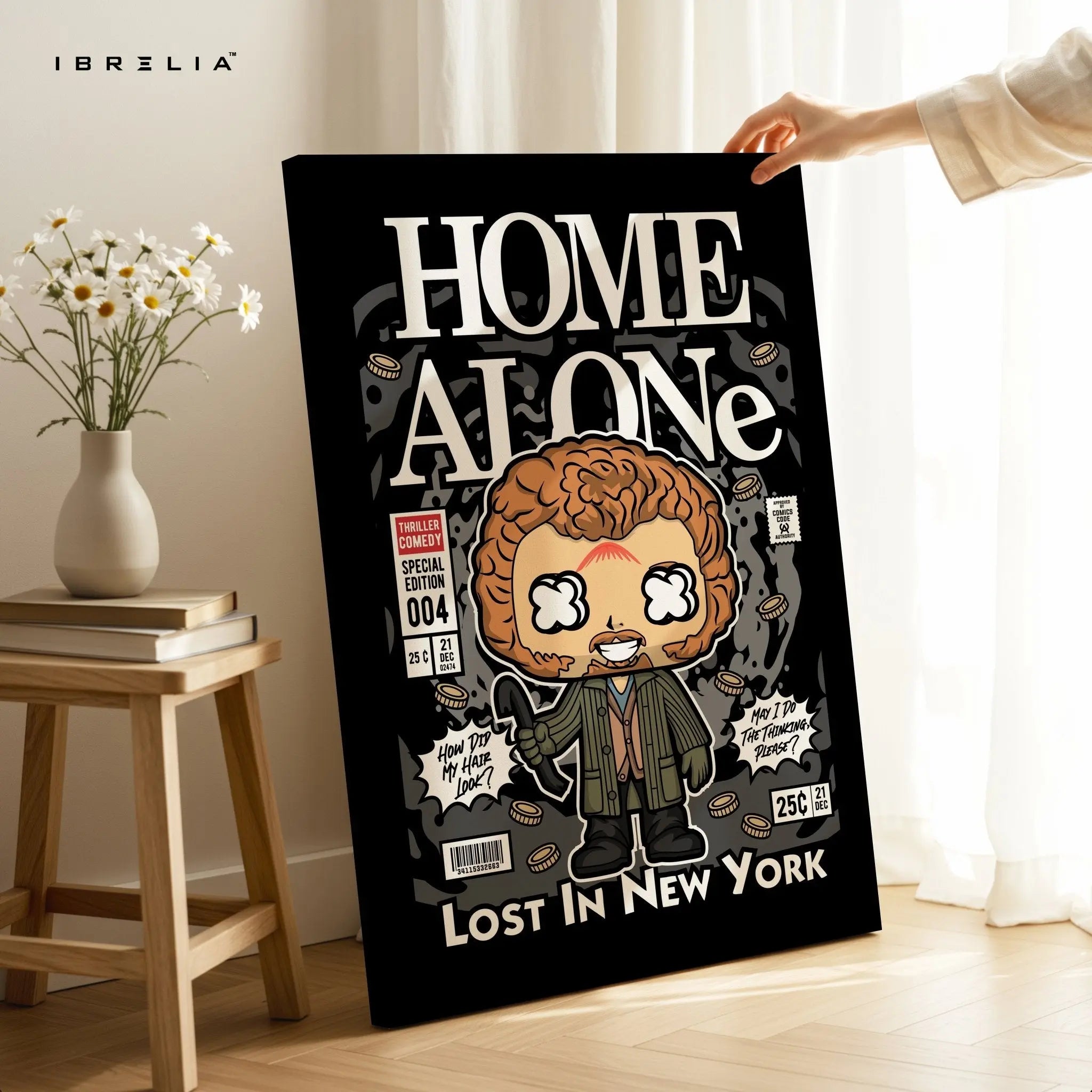 Home Alone Pop Art Comic Edition – 4K Ultra Wrap Frame Wall Art in Pakistan | IBRELIA™ - IBRELIA