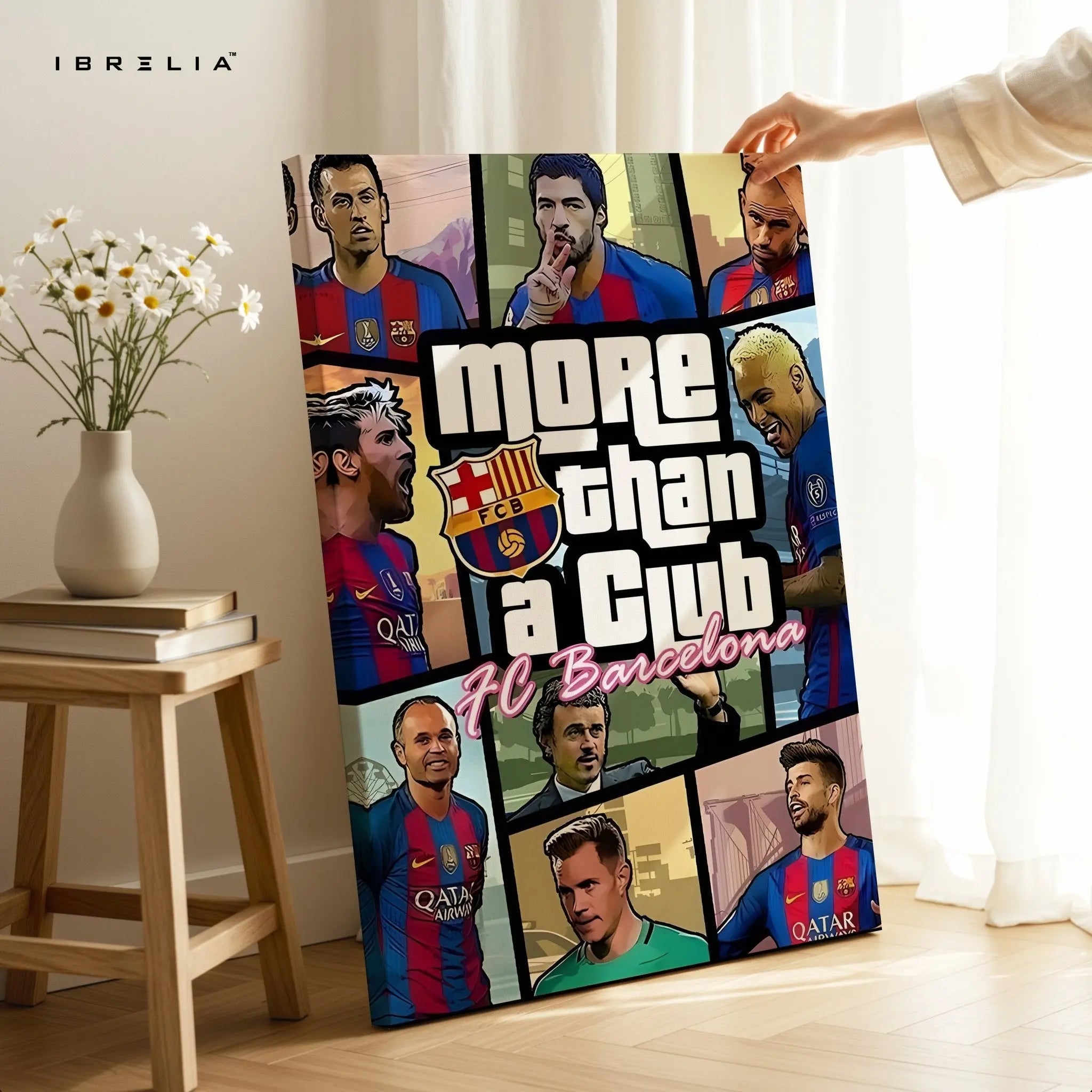 FC Barcelona Wall Art – “More Than a Club” Edition | IBRELIA™ - IBRELIA