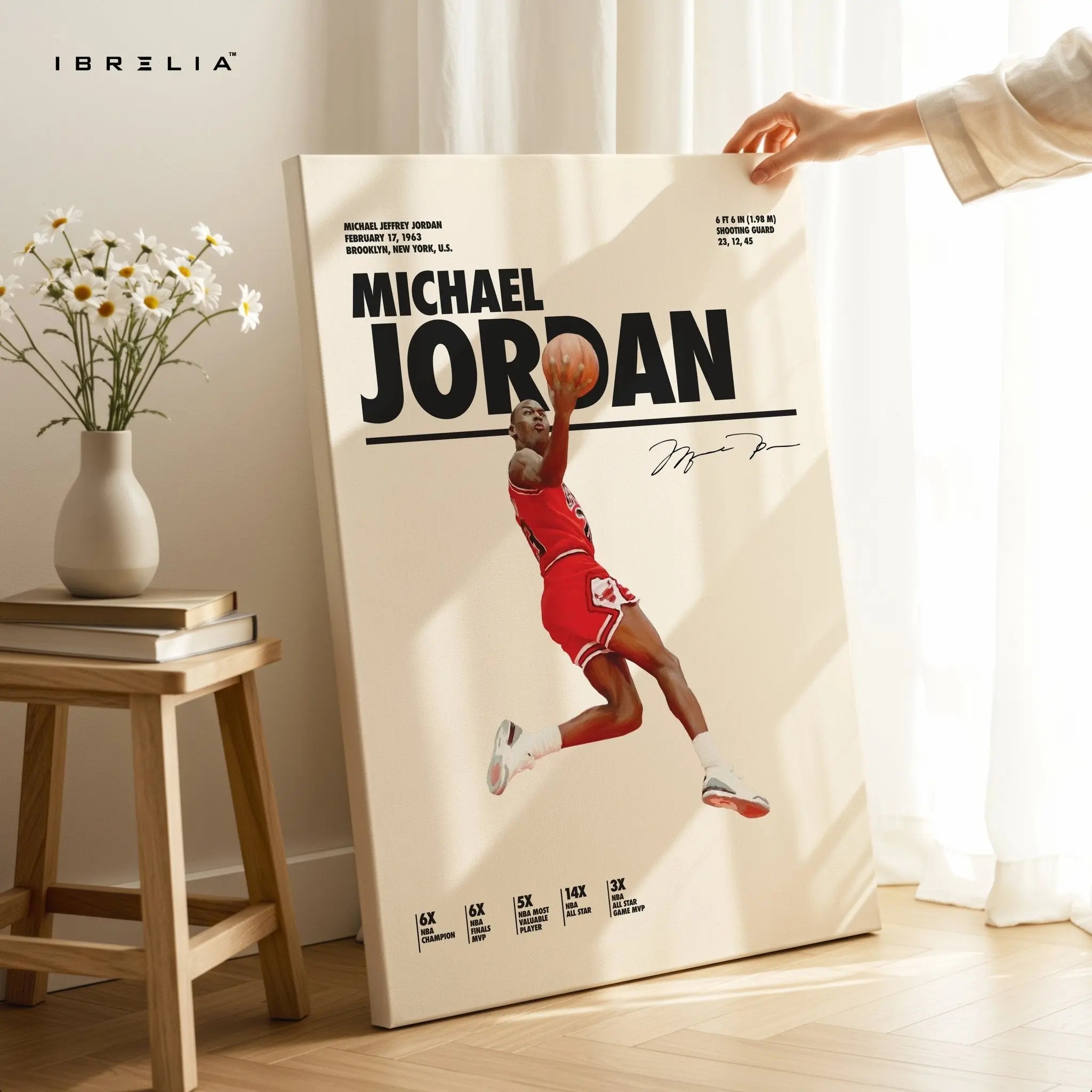 Michael Jordan Air Dunk – 4K Ultra Wrap Frame Wall Art in Pakistan | IBRELIA™ - IBRELIA