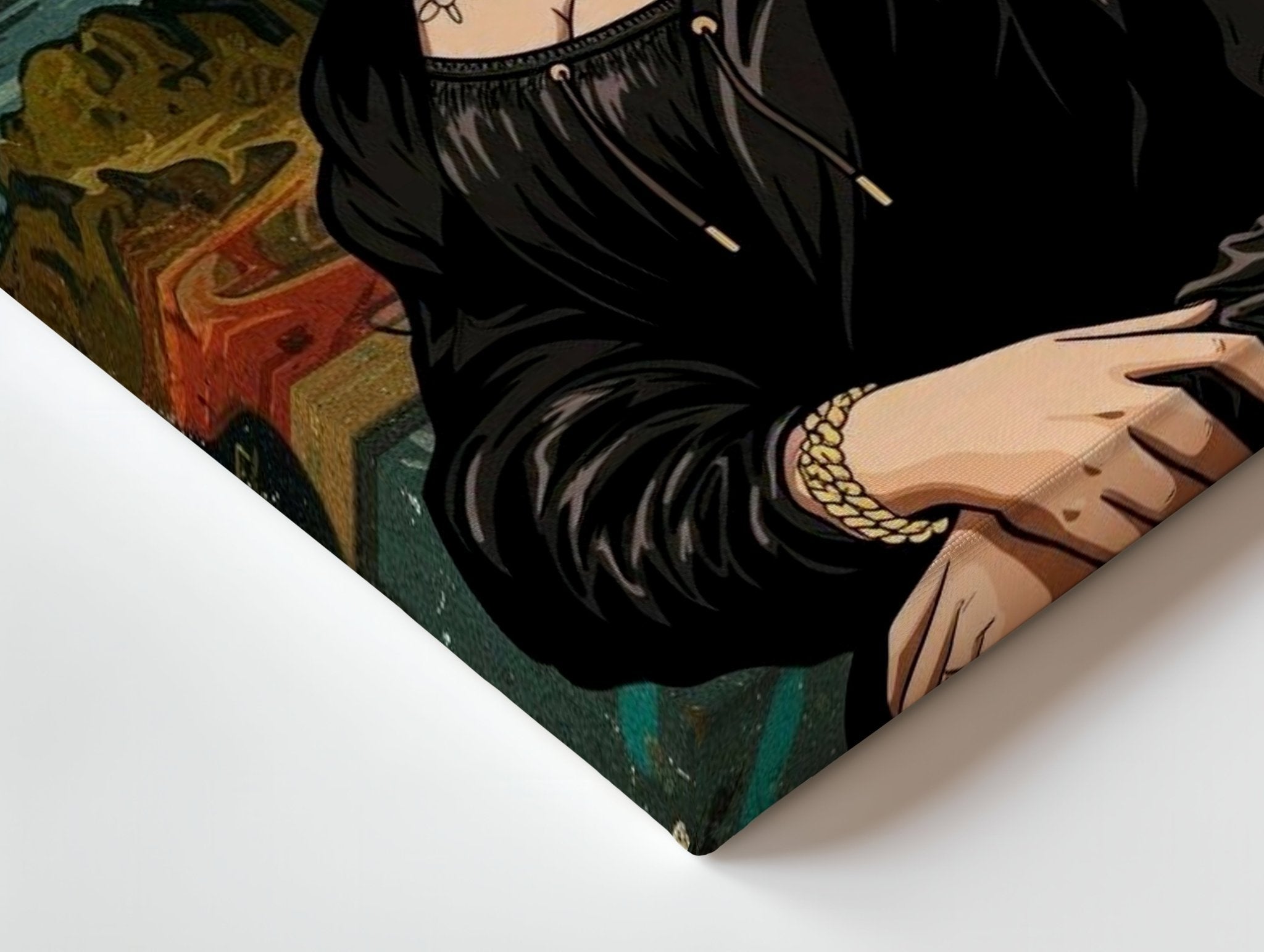 Gangsta Mona Lisa Wall Frame | 4K Ultra Wrap Frame Wall Art in Pakistan | IBRELIA™ - IBRELIA