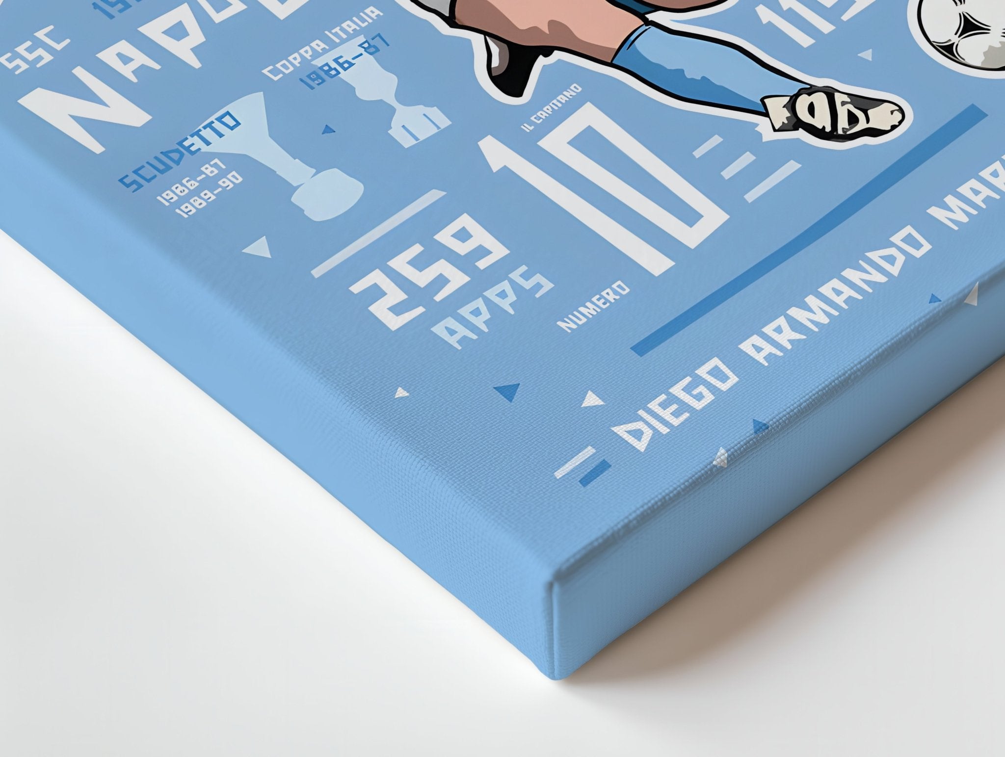 Diego Maradona Wall Art – El Diego Napoli Edition | IBRELIA™ - IBRELIA
