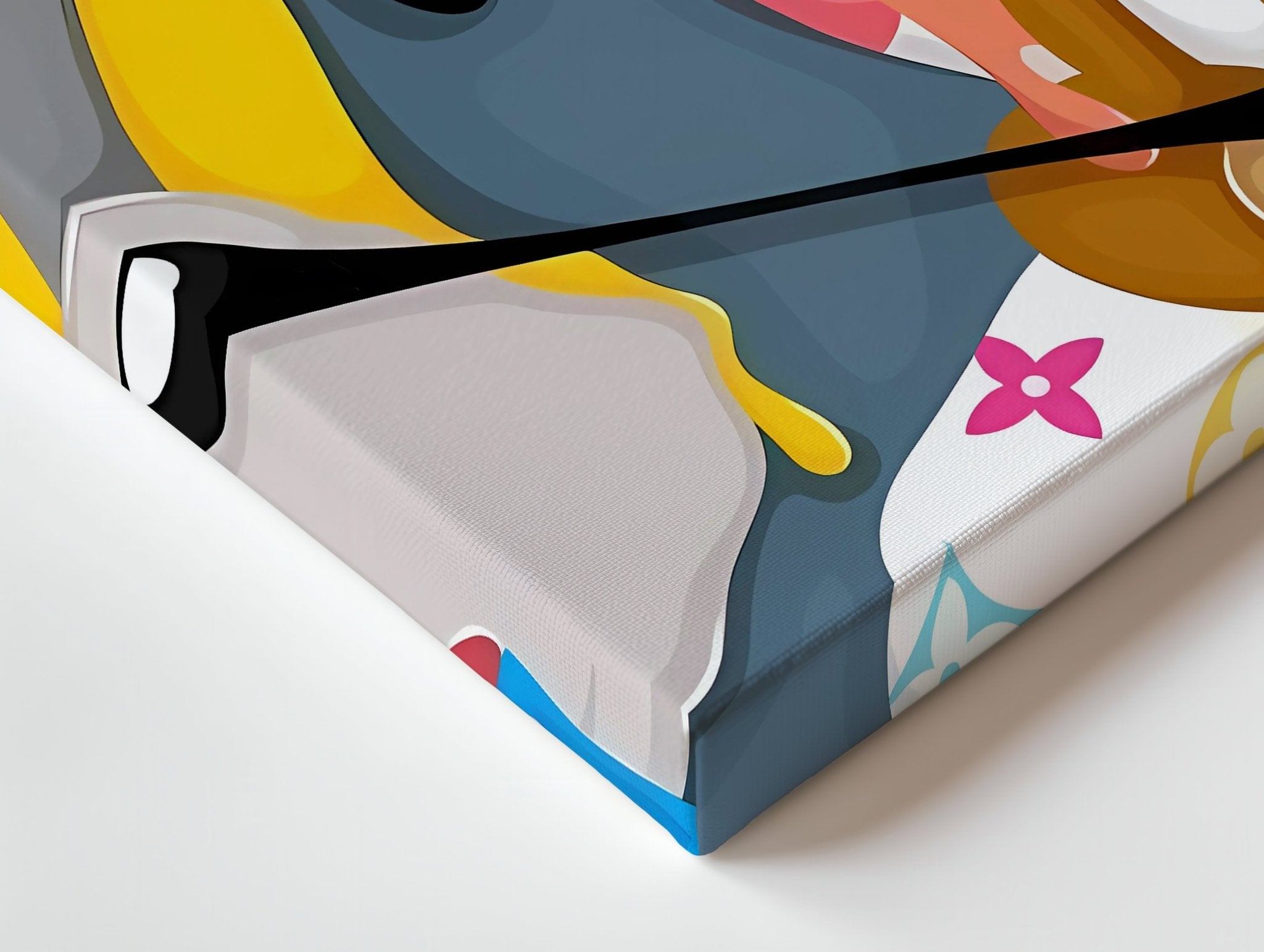 Tom & Jerry “LV Drip Edition” 4K Wall Art in Pakistan | IBRELIA™ - IBRELIA