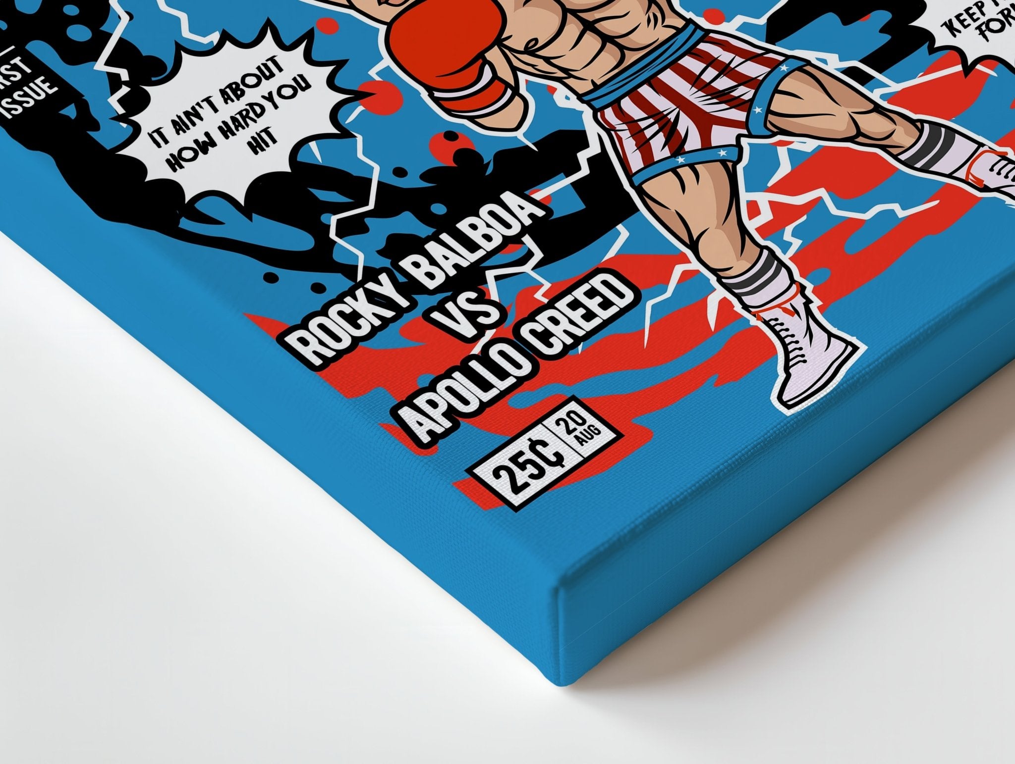 Rocky Balboa “Comic Pop Edition” 4K Wall Art in Pakistan | IBRELIA™ - IBRELIA