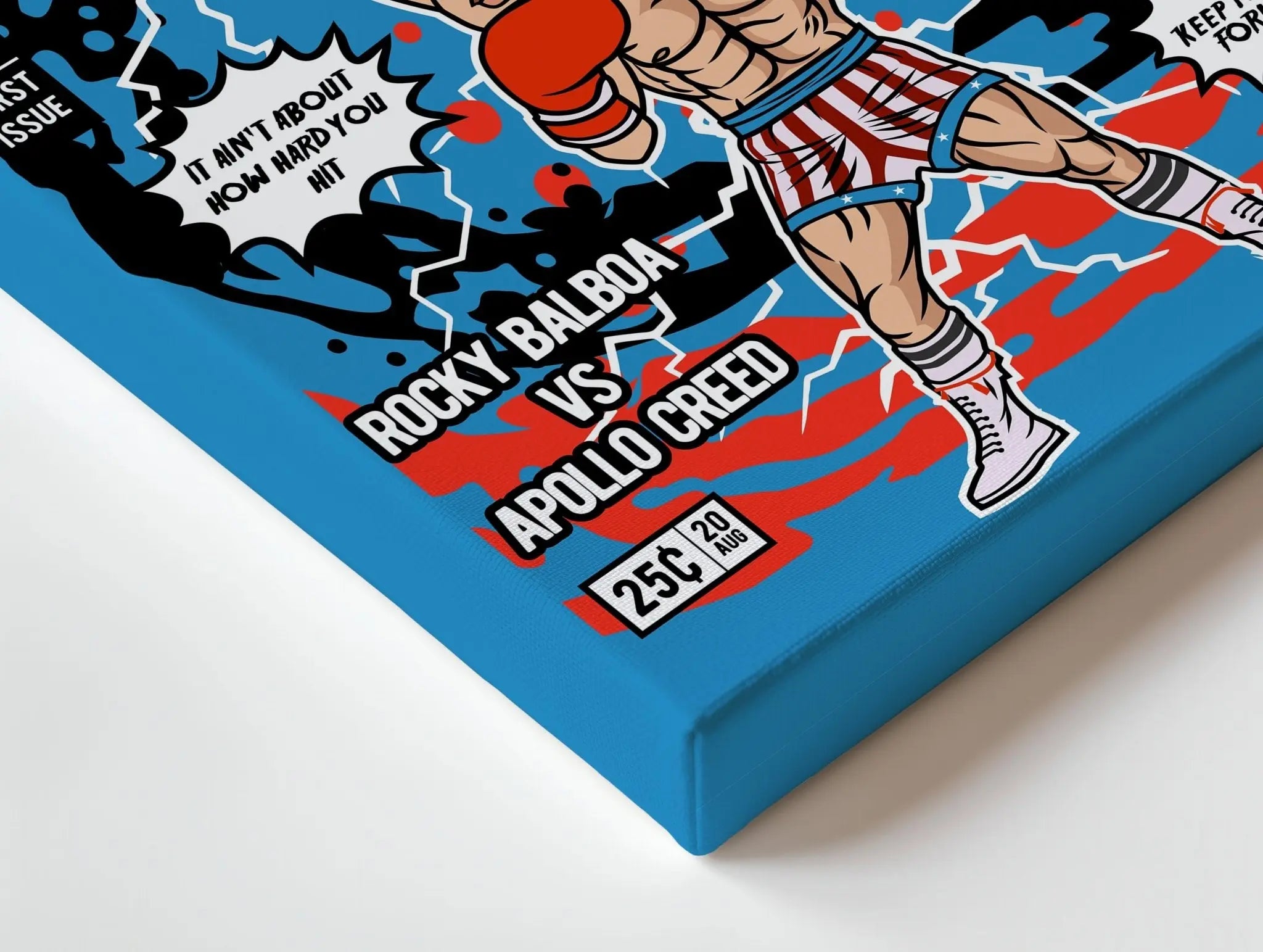 Rocky Balboa “Comic Pop Edition” 4K Wall Art in Pakistan | IBRELIA™ - IBRELIA