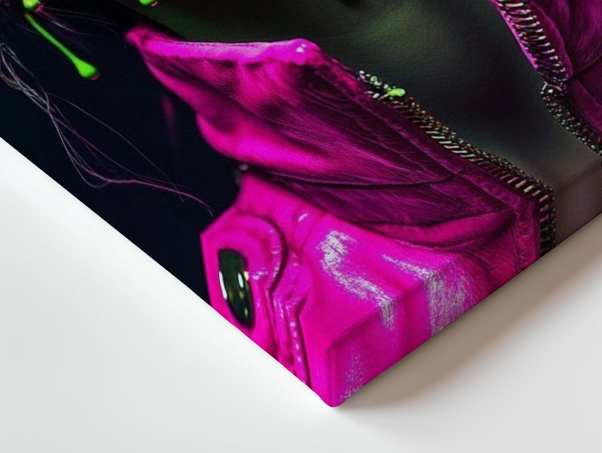 Neon Drip Girl Wall Frame | 4K Ultra Wrap Frame Wall Art in Pakistan | IBRELIA™ - IBRELIA