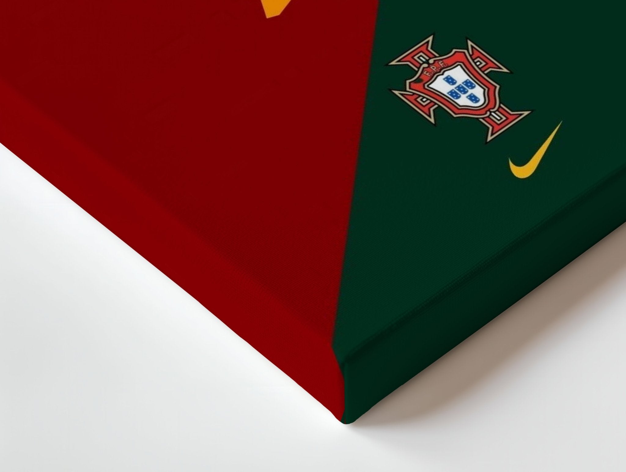Cristiano Ronaldo Portugal No. 7 Wall Frame | 4K Ultra Wrap Frame Wall Art in Pakistan | IBRELIA™ - IBRELIA