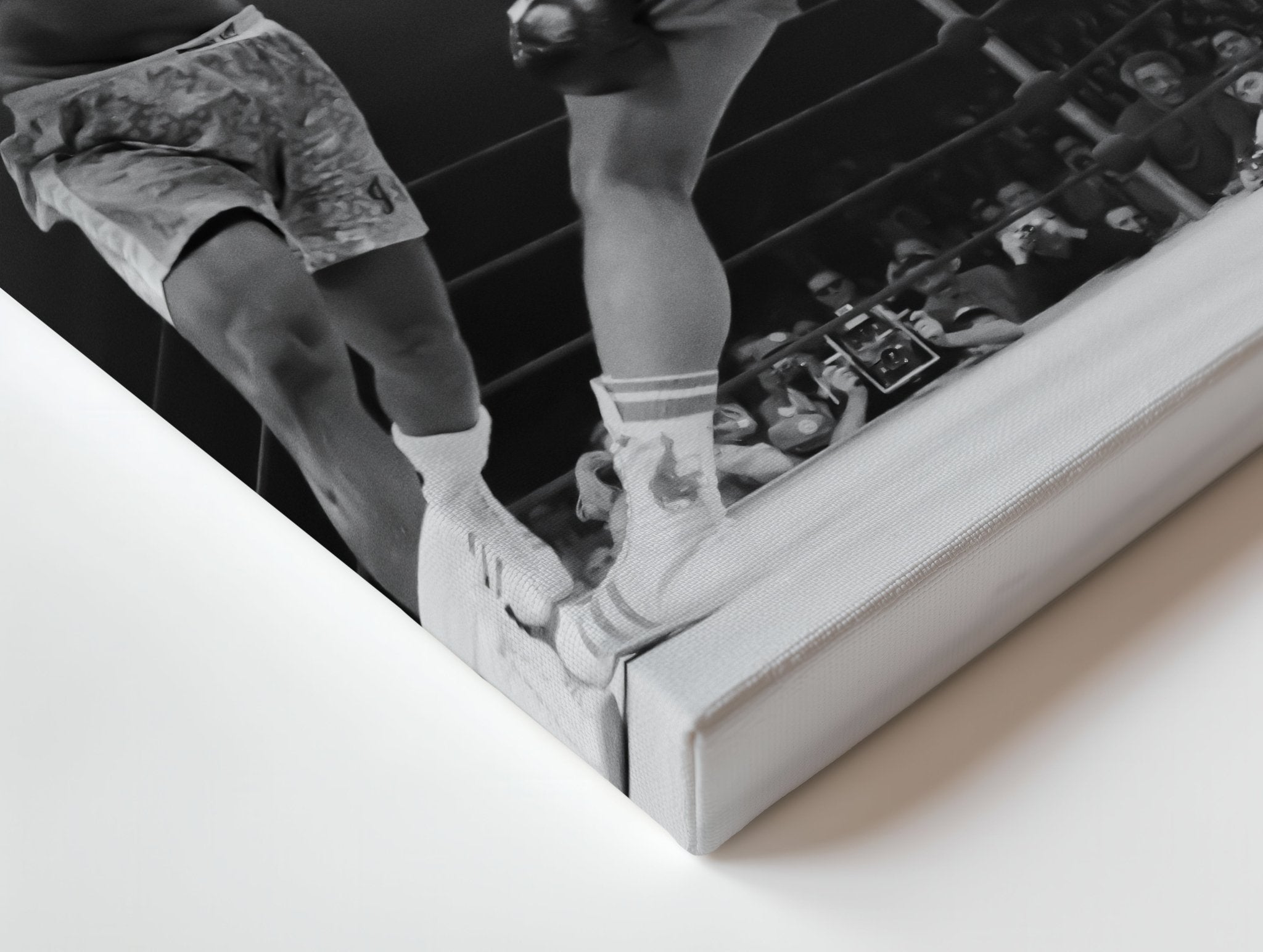 Muhammad Ali Knockout Punch – 4K Ultra Wrap Frame Wall Art in Pakistan | IBRELIA™ - IBRELIA