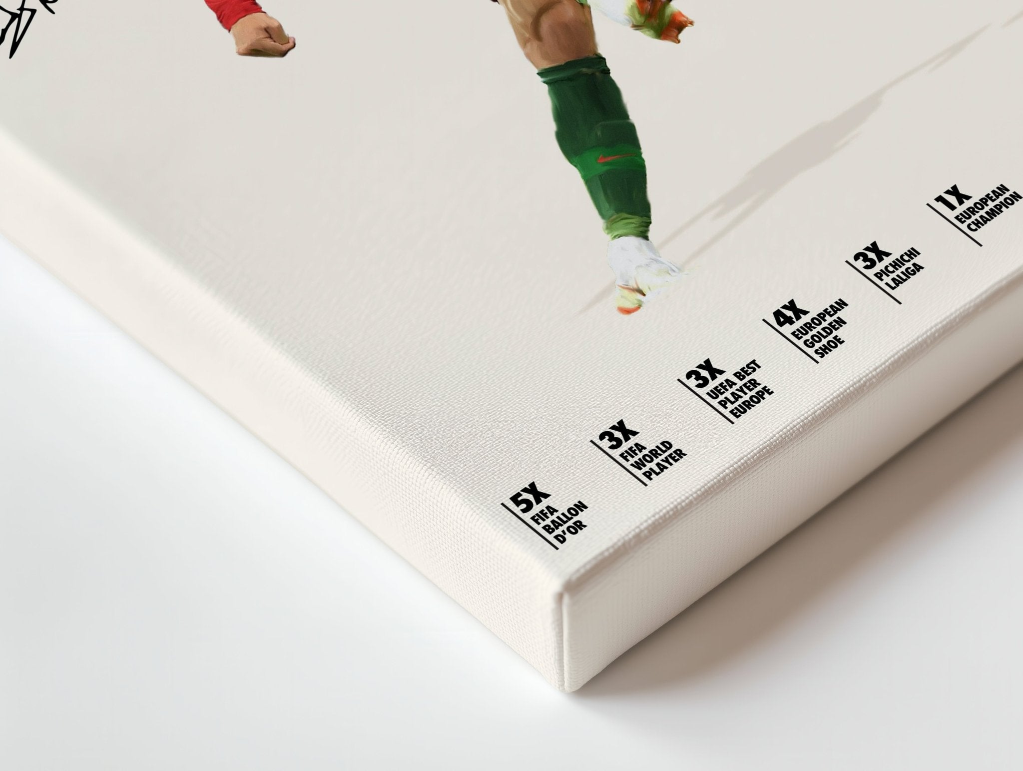 Cristiano Ronaldo Portugal Kick Pose – 4K Ultra Wrap Frame Wall Art in Pakistan | IBRELIA™ - IBRELIA
