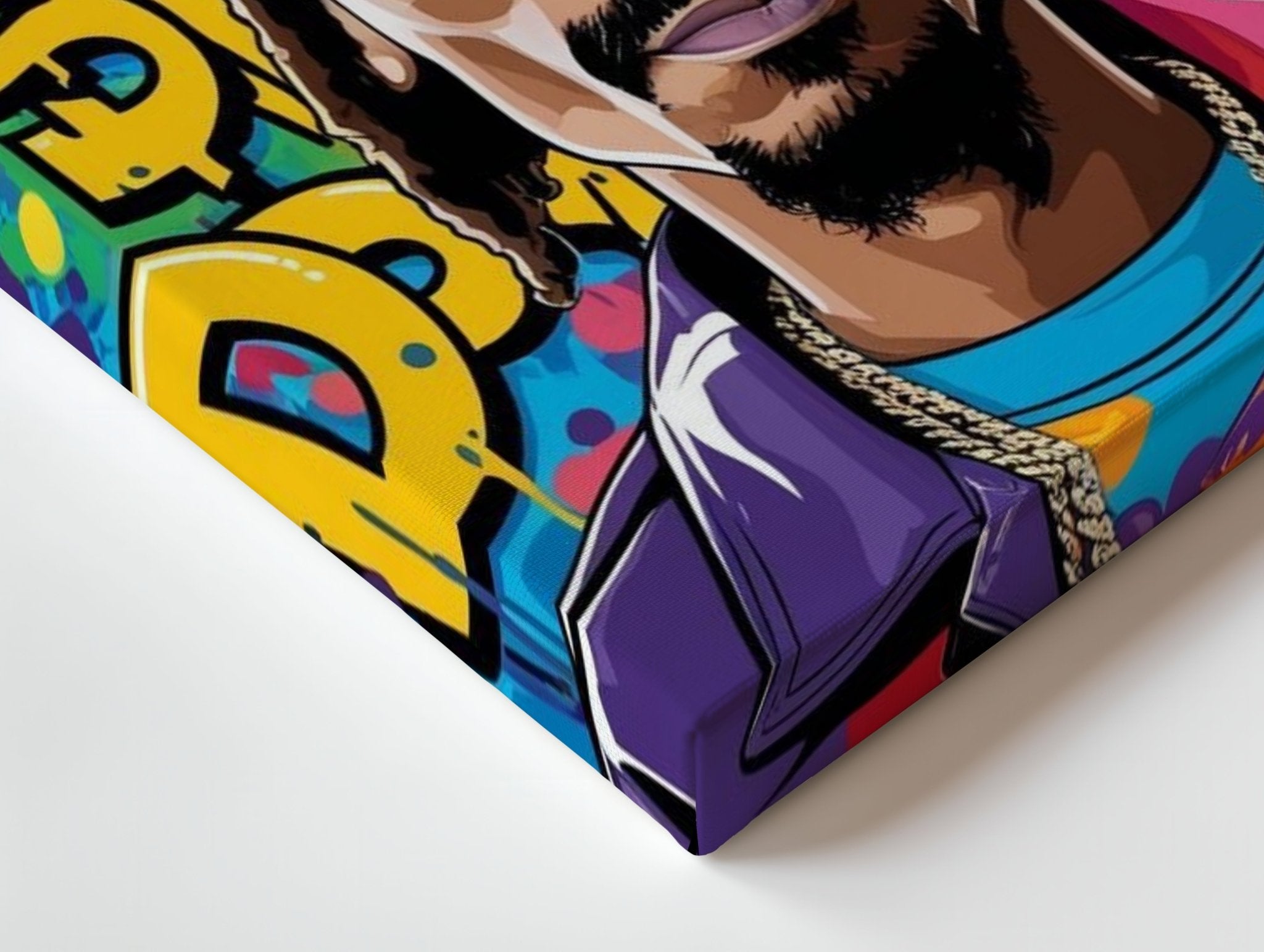 Snoop Dogg Pop Art Wall Frame | 4K Ultra Wrap Frame Wall Art in Pakistan | IBRELIA™ - IBRELIA