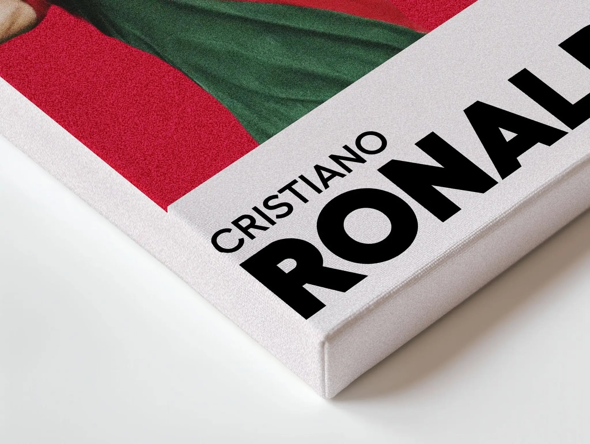 Cristiano Ronaldo Portugal Champion – 4K Ultra Wrap Frame Wall Art in Pakistan | IBRELIA™ - IBRELIA