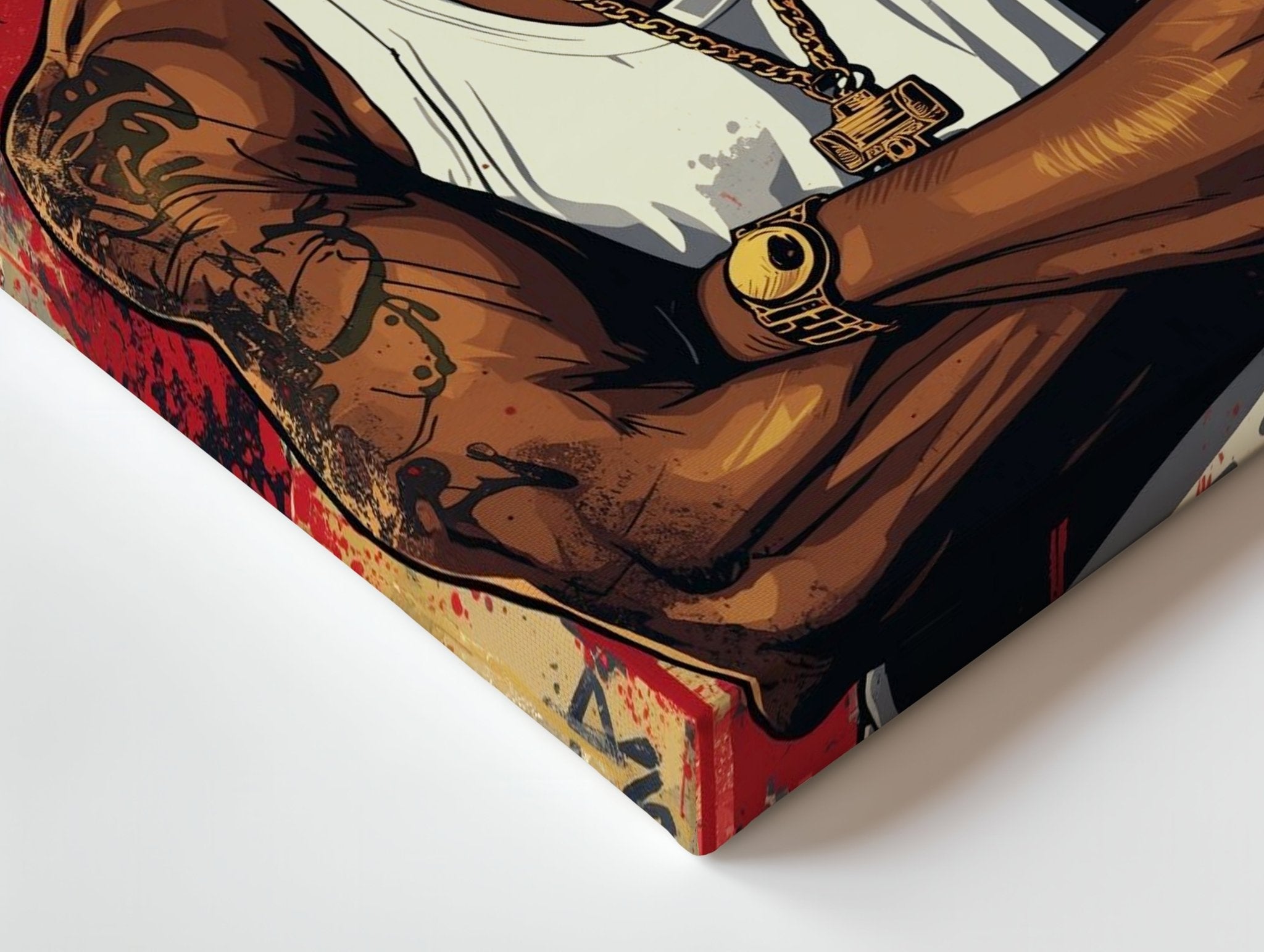 Tupac Shakur Wall Frame | 4K Ultra Wrap Frame Wall Art in Pakistan | IBRELIA™ - IBRELIA