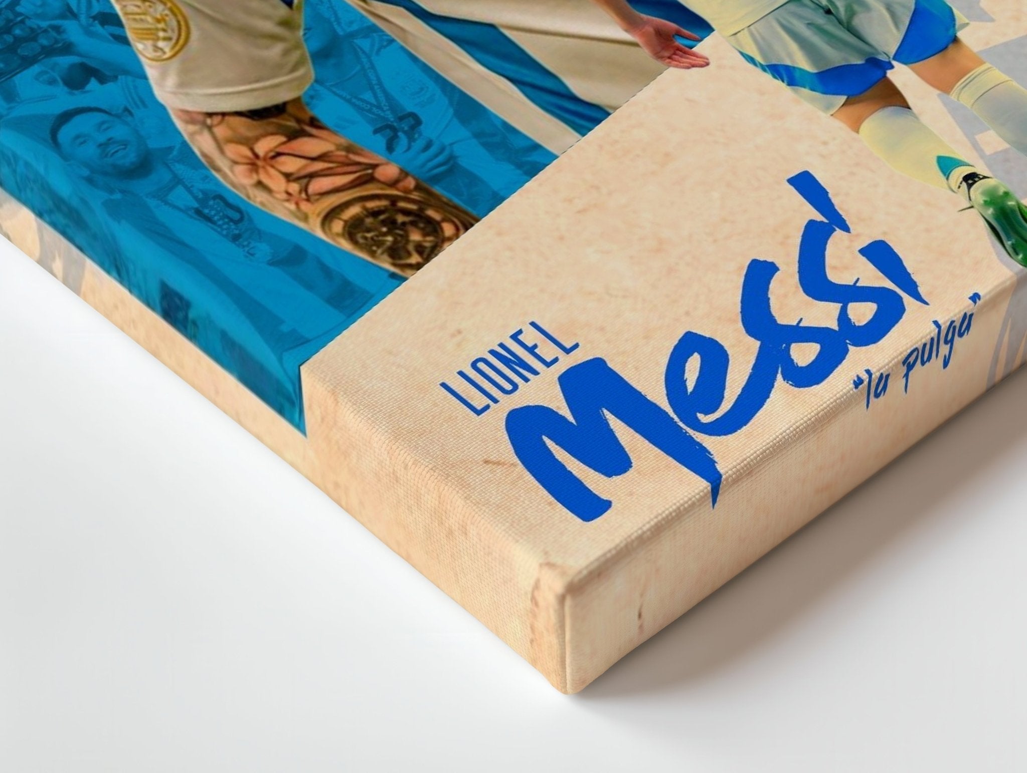 Lionel Messi “La Pulga” Wall Frame | 4K Ultra Wrap Frame Wall Art in Pakistan | IBRELIA™ - IBRELIA