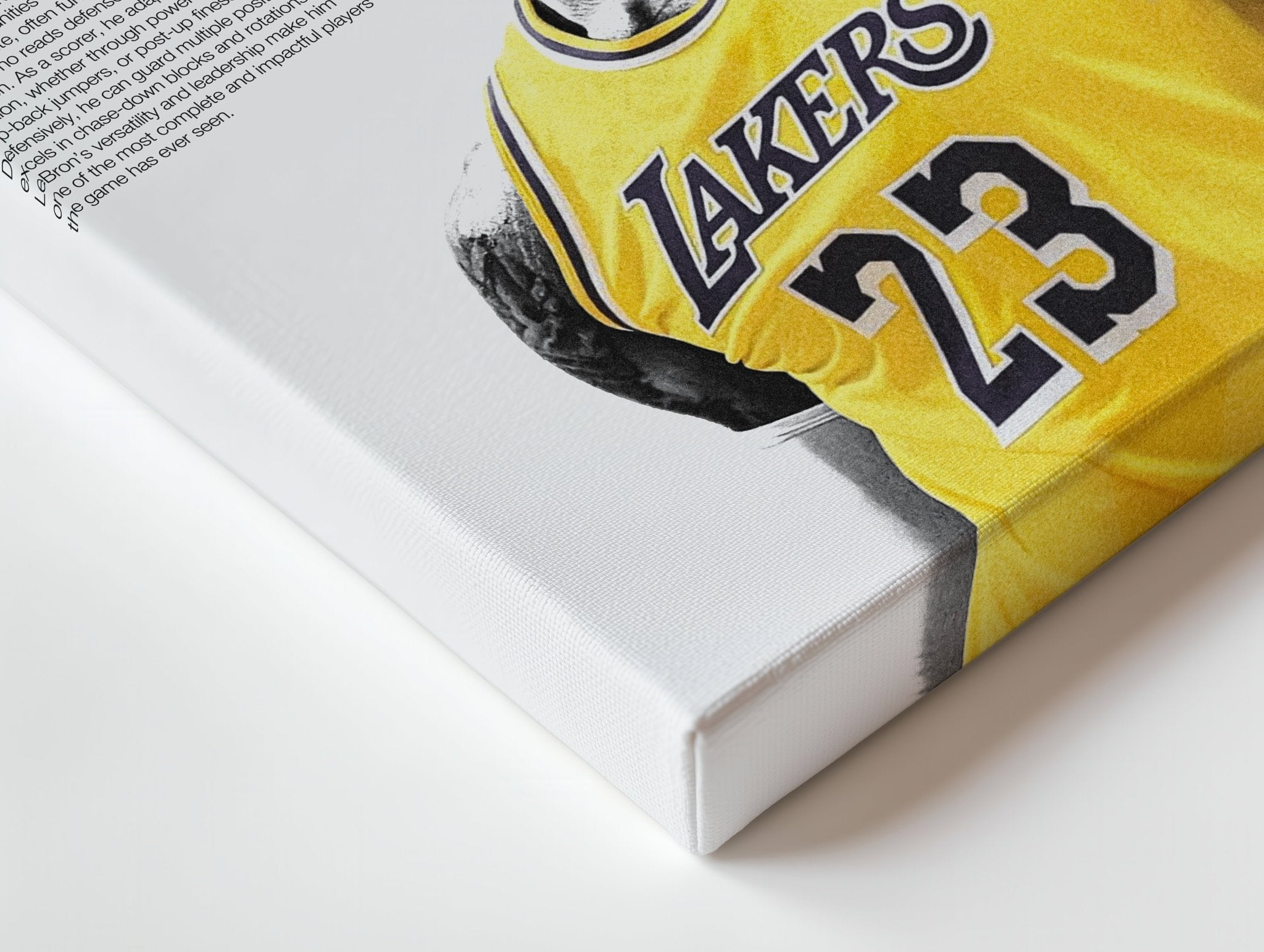 LeBron James “The King” – Lakers 4K Ultra Wrap Frame Wall Art in Pakistan | IBRELIA™ - IBRELIA