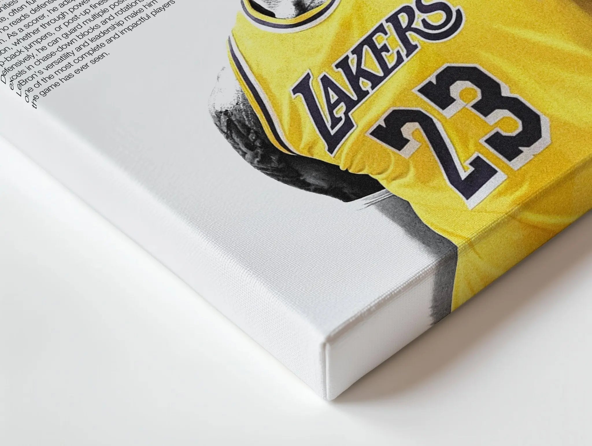 LeBron James “The King” – Lakers 4K Ultra Wrap Frame Wall Art in Pakistan | IBRELIA™ - IBRELIA