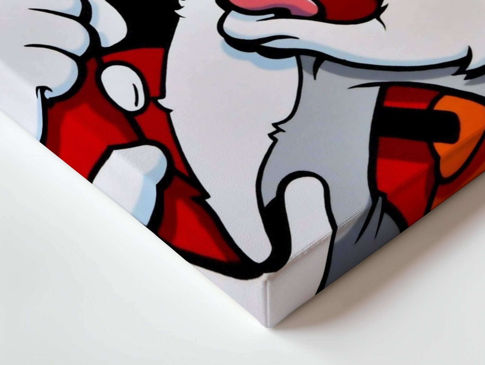 Cartoon Clash Graffiti Wall Frame | 4K Ultra Wrap Frame Wall Art in Pakistan | IBRELIA™ - IBRELIA