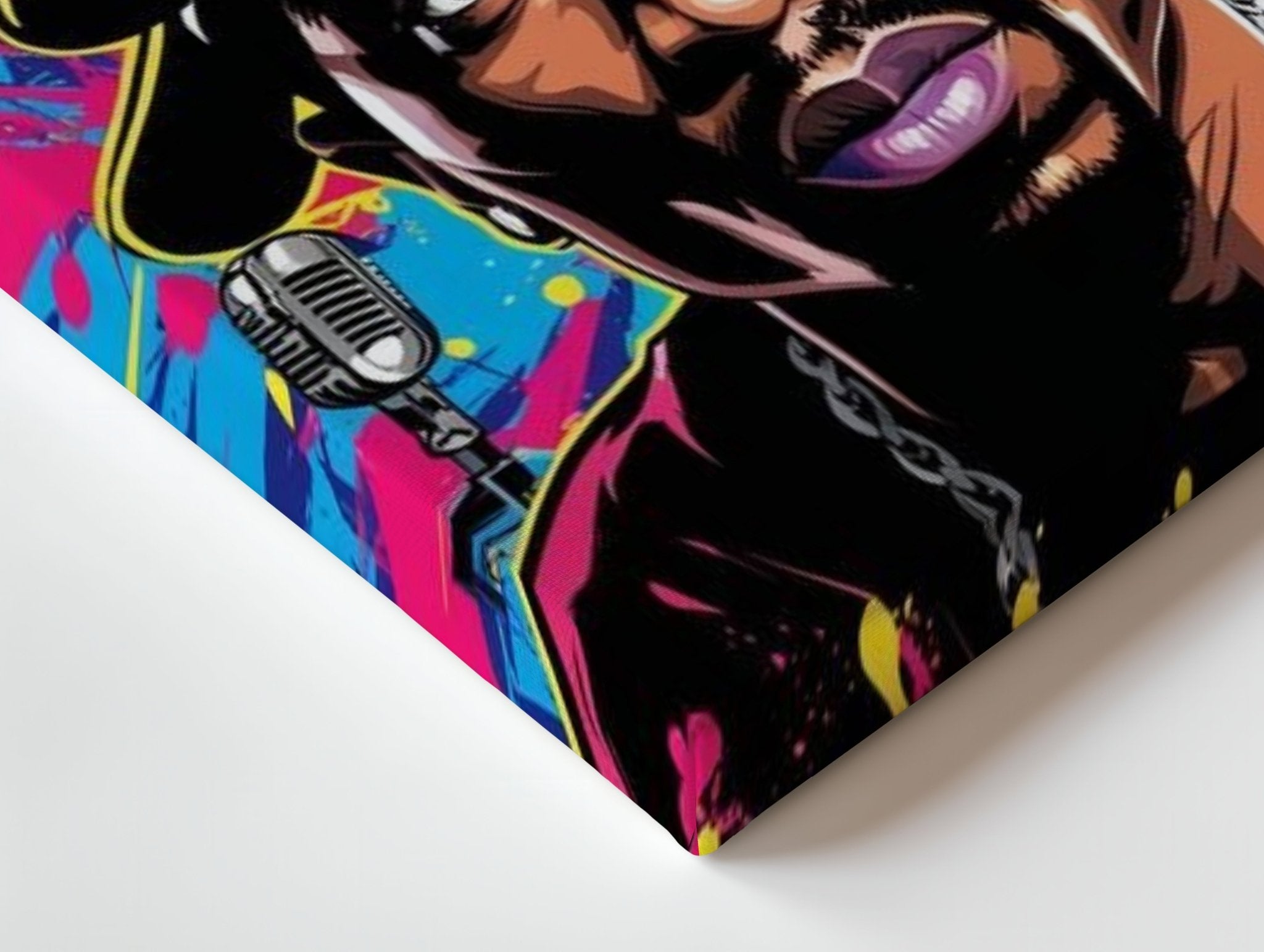 2PAC Pop Art Wall Frame | 4K Ultra Wrap Frame Wall Art in Pakistan | IBRELIA™ - IBRELIA