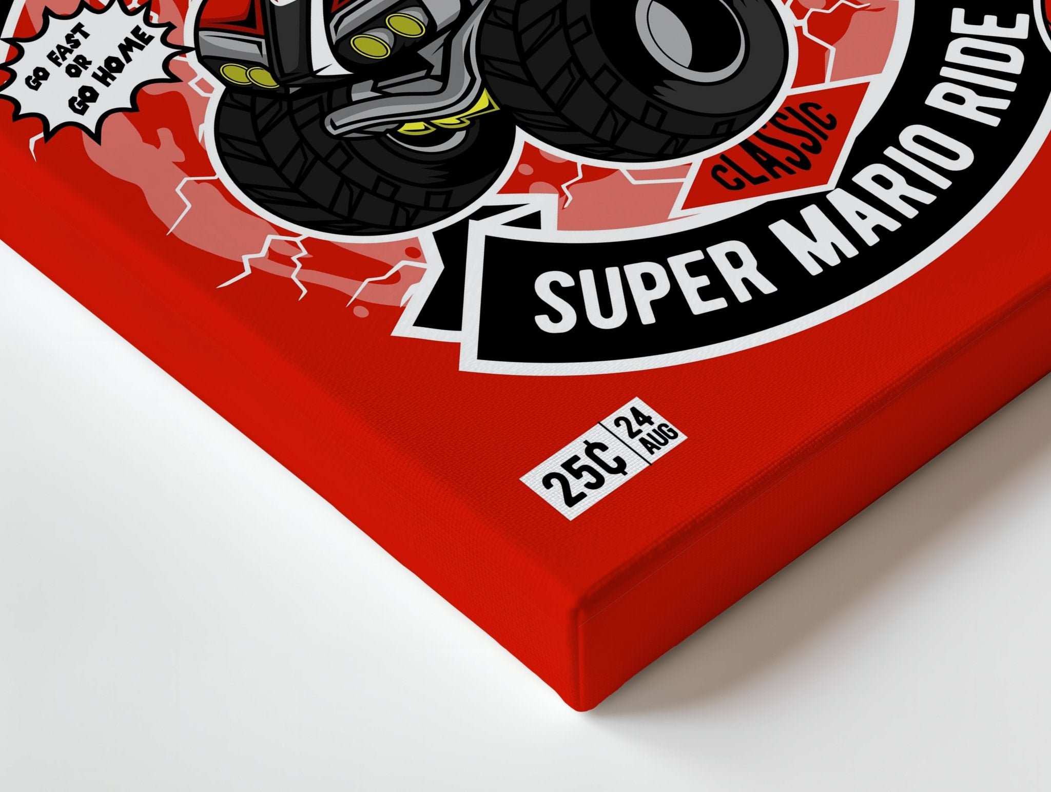 Super Mario Garage Pop Art Edition – 4K Ultra Wrap Frame Wall Art in Pakistan | IBRELIA™ - IBRELIA