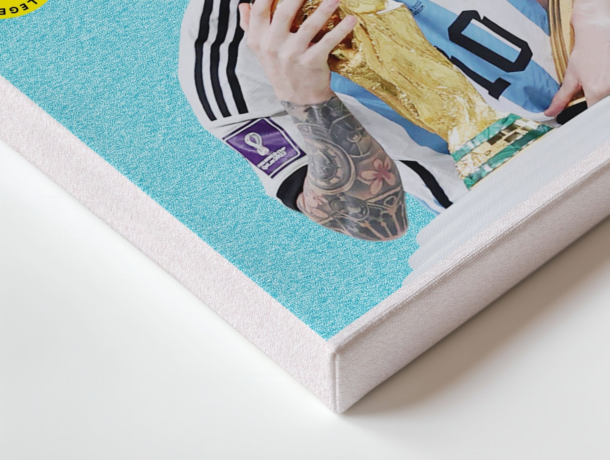 Lionel Messi World Cup 2022 Winner – 4K Ultra Wrap Frame Wall Art in Pakistan | IBRELIA™ - IBRELIA