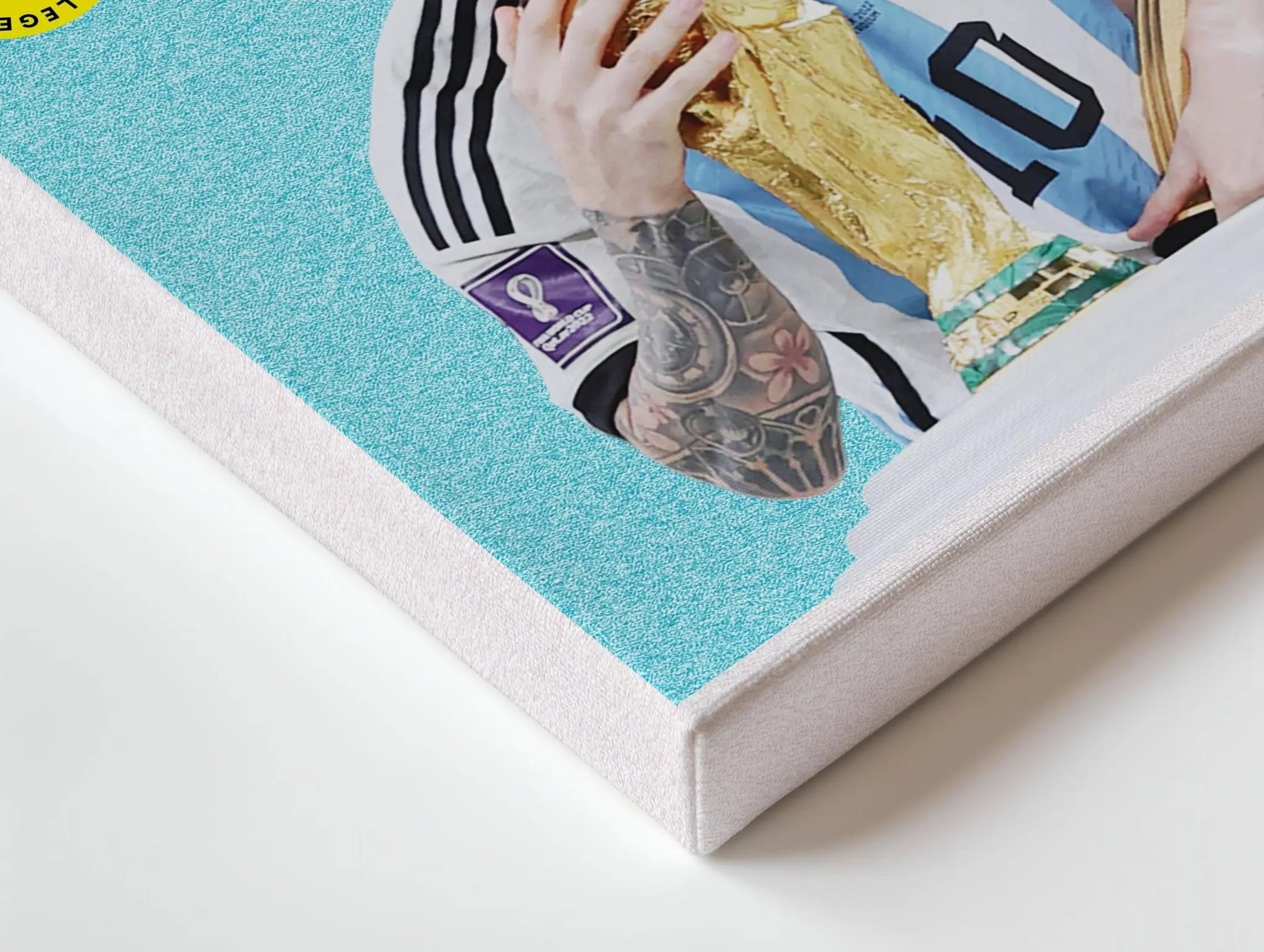 Lionel Messi World Cup 2022 Winner – 4K Ultra Wrap Frame Wall Art in Pakistan | IBRELIA™ - IBRELIA