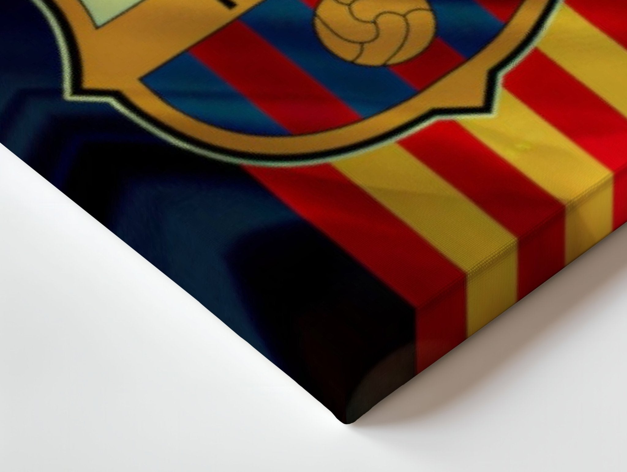 FC Barcelona Crest Wall Frame | 4K Ultra Wrap Frame Wall Art in Pakistan | IBRELIA™ - IBRELIA