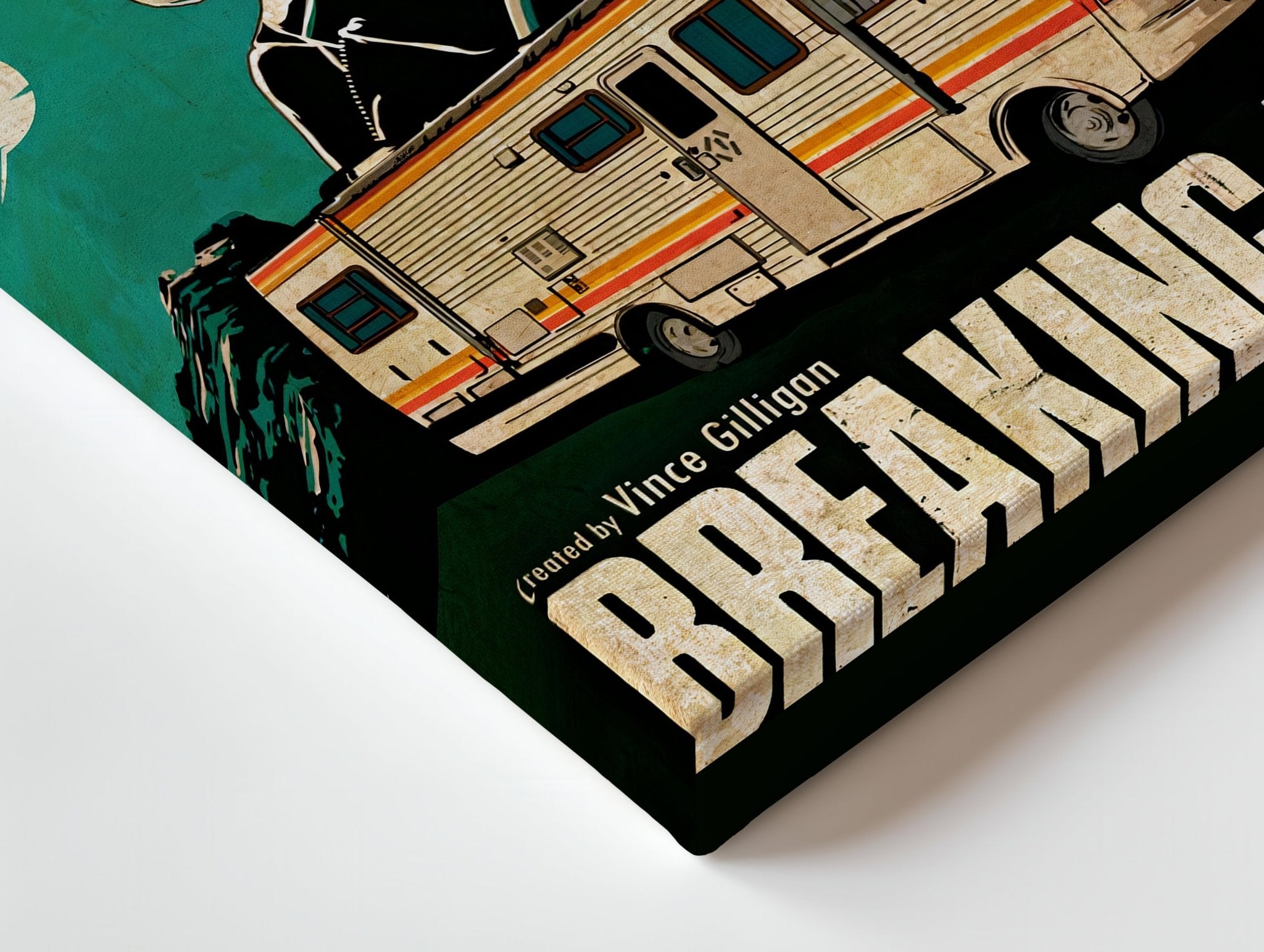 Breaking Bad “Heisenberg & Jesse” Classic Edition – 4K Ultra Wrap Frame Wall Art in Pakistan | IBRELIA™ - IBRELIA