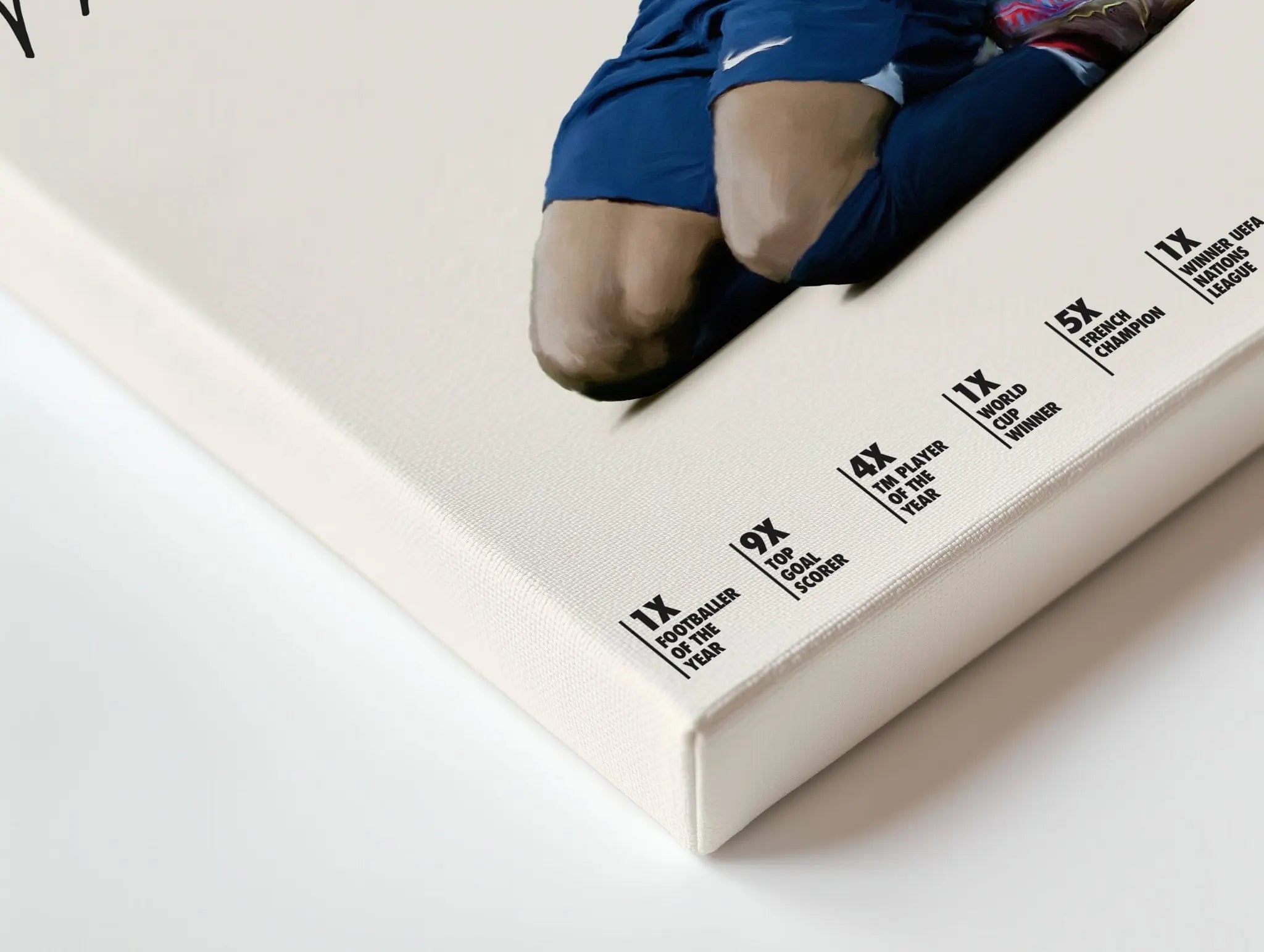 Kylian Mbappé France Celebration – 4K Ultra Wrap Frame Wall Art in Pakistan | IBRELIA™ - IBRELIA
