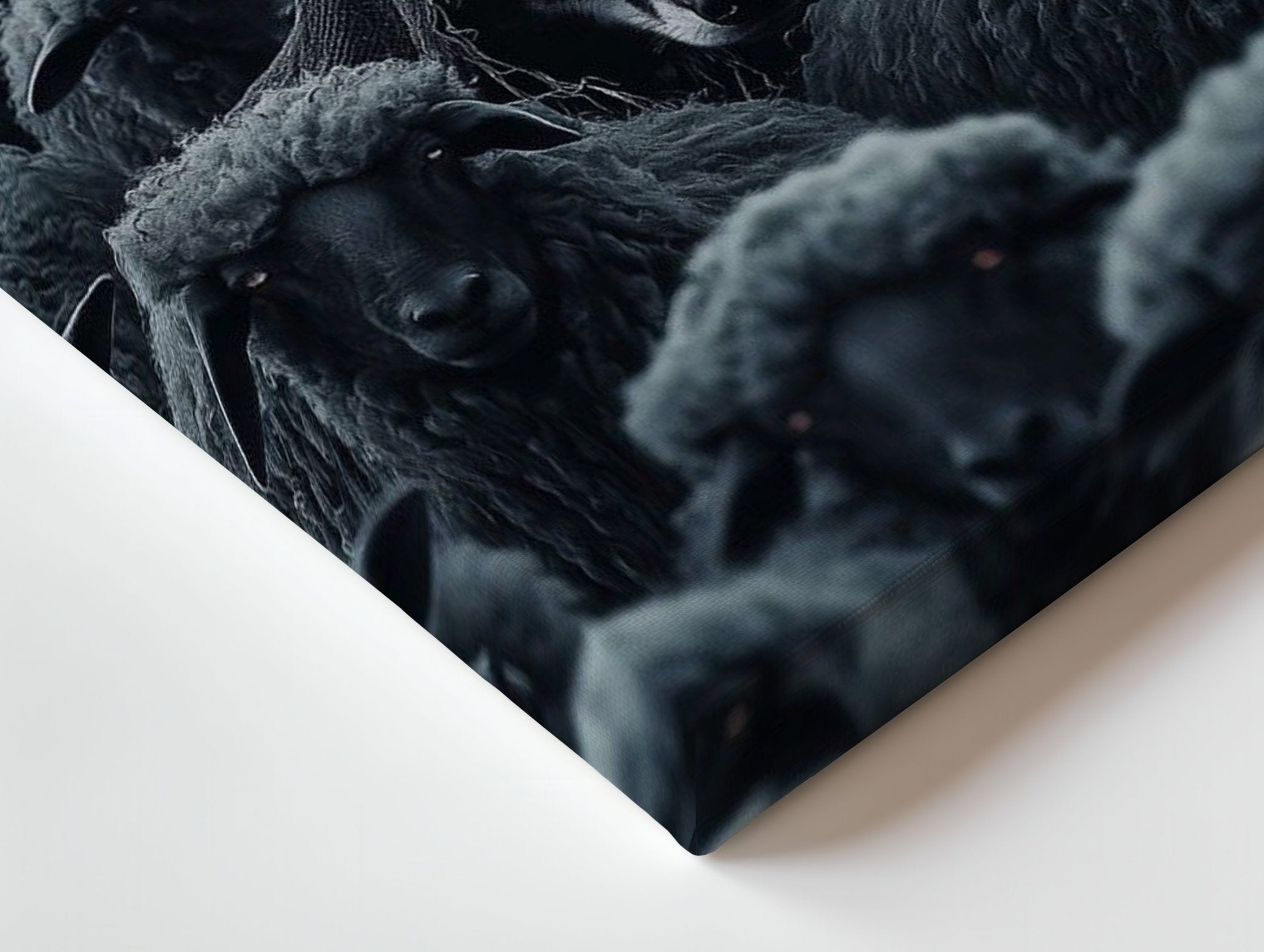 Wolf Among Sheep Wall Frame | 4K Ultra Wrap Frame Wall Art in Pakistan | IBRELIA™ - IBRELIA