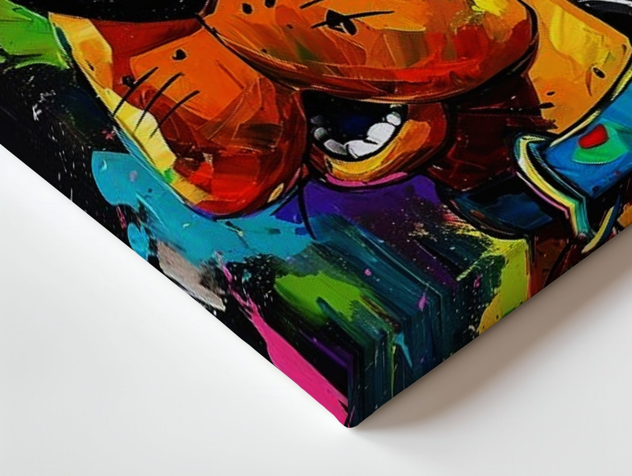 Scooby - Doo Graffiti Wall Frame | 4K Ultra Wrap Frame Wall Art in Pakistan | IBRELIA™ - IBRELIA