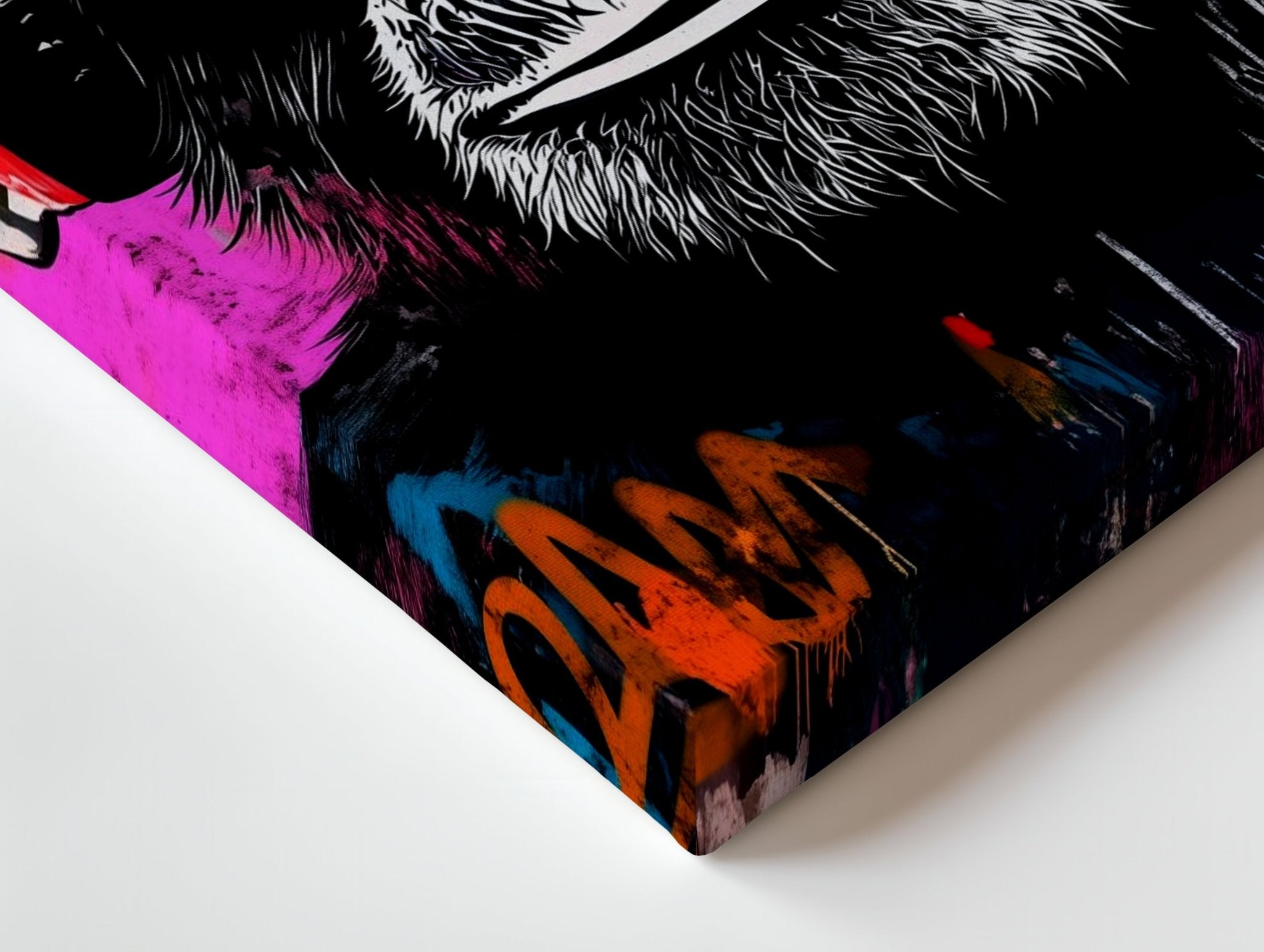 Graffiti DJ Monkey Wall Frame | 4K Ultra Wrap Frame Wall Art in Pakistan | IBRELIA™ - IBRELIA