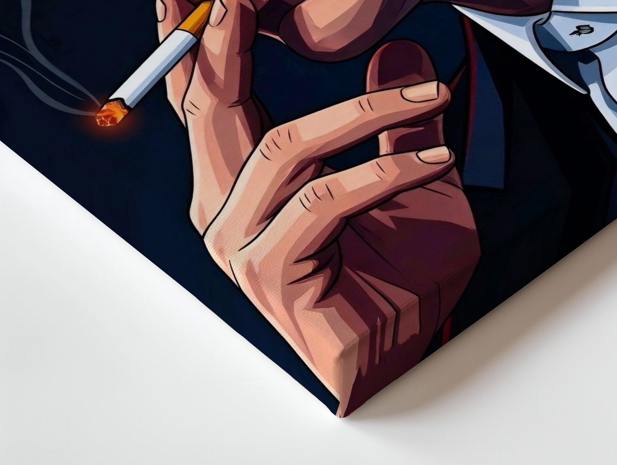 Thomas Shelby Smoking Wall Frame | 4K Ultra Wrap Frame Wall Art in Pakistan | IBRELIA™ - IBRELIA