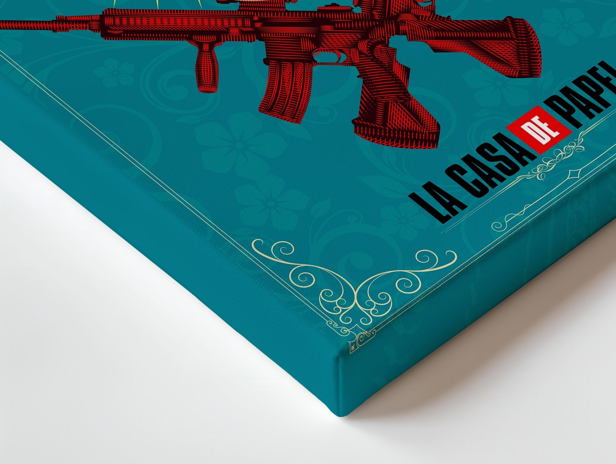 La Casa De Papel “Dali Mask” Wall Frame – 4K Ultra Wrap Frame Wall Art in Pakistan | IBRELIA™ - IBRELIA