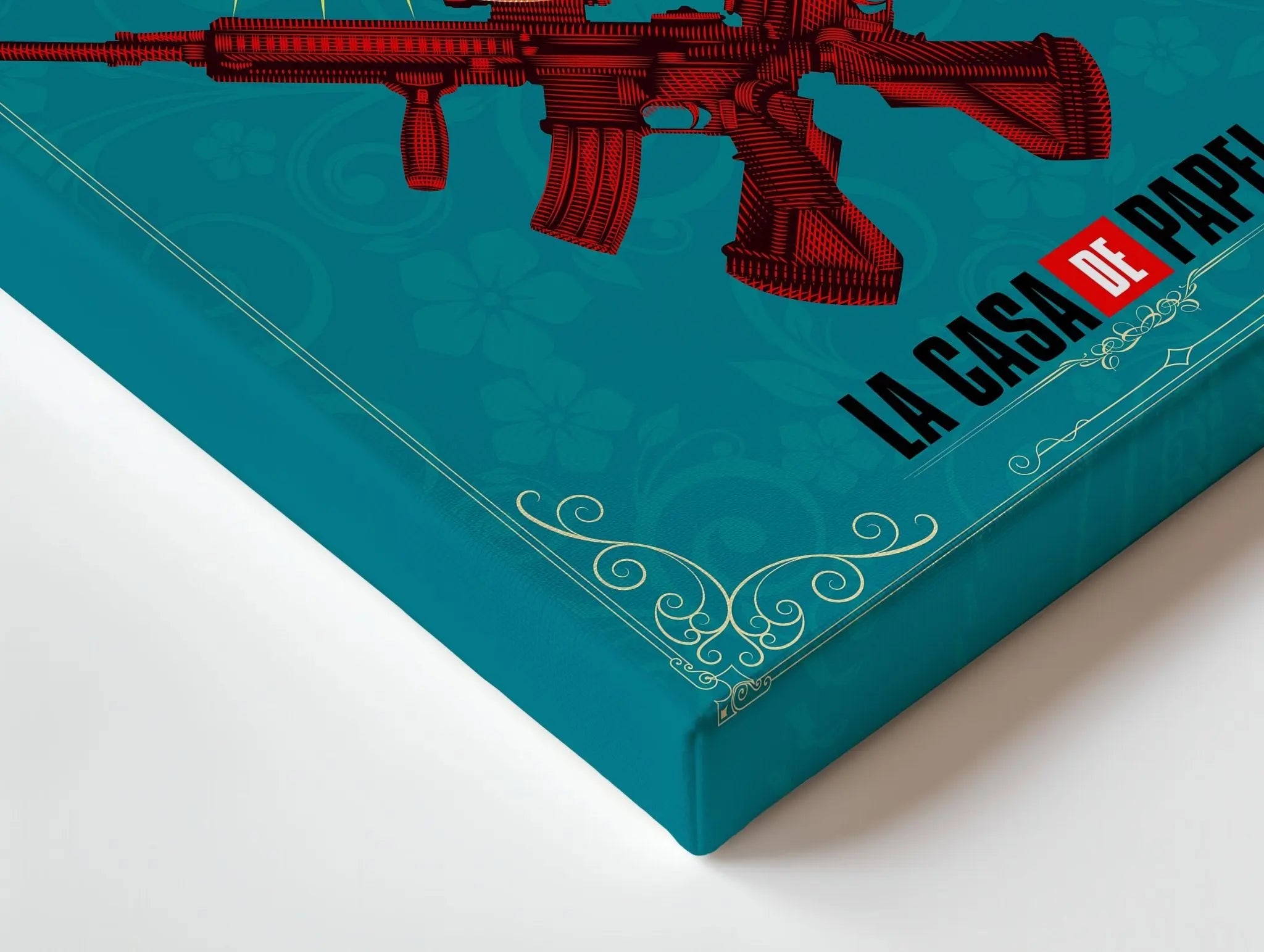 La Casa De Papel “Dali Mask” Wall Frame – 4K Ultra Wrap Frame Wall Art in Pakistan | IBRELIA™ - IBRELIA