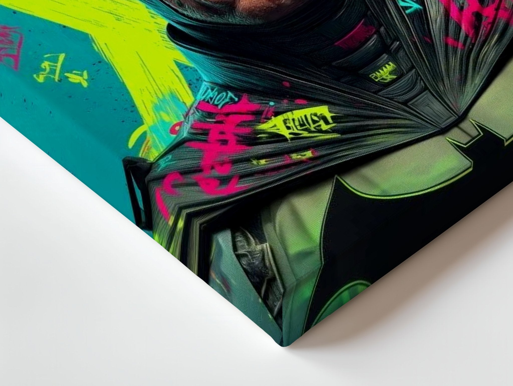 Graffiti Batman Wall Frame | 4K Ultra Wrap Frame Wall Art in Pakistan | IBRELIA™ - IBRELIA