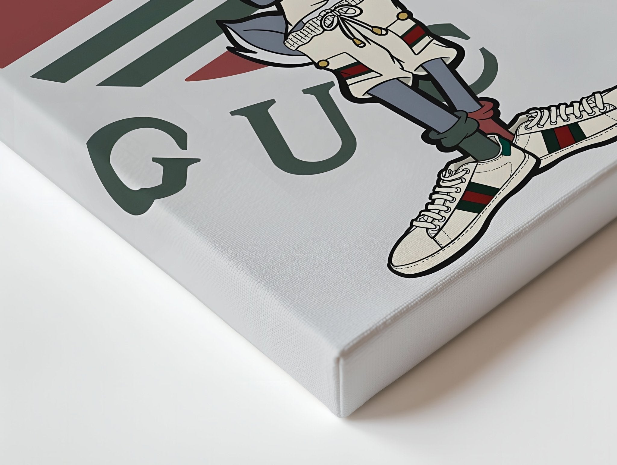 Bugs Bunny x Gucci Wall Frame | 4K Ultra Wrap Frame Wall Art in Pakistan | IBRELIA™ - IBRELIA