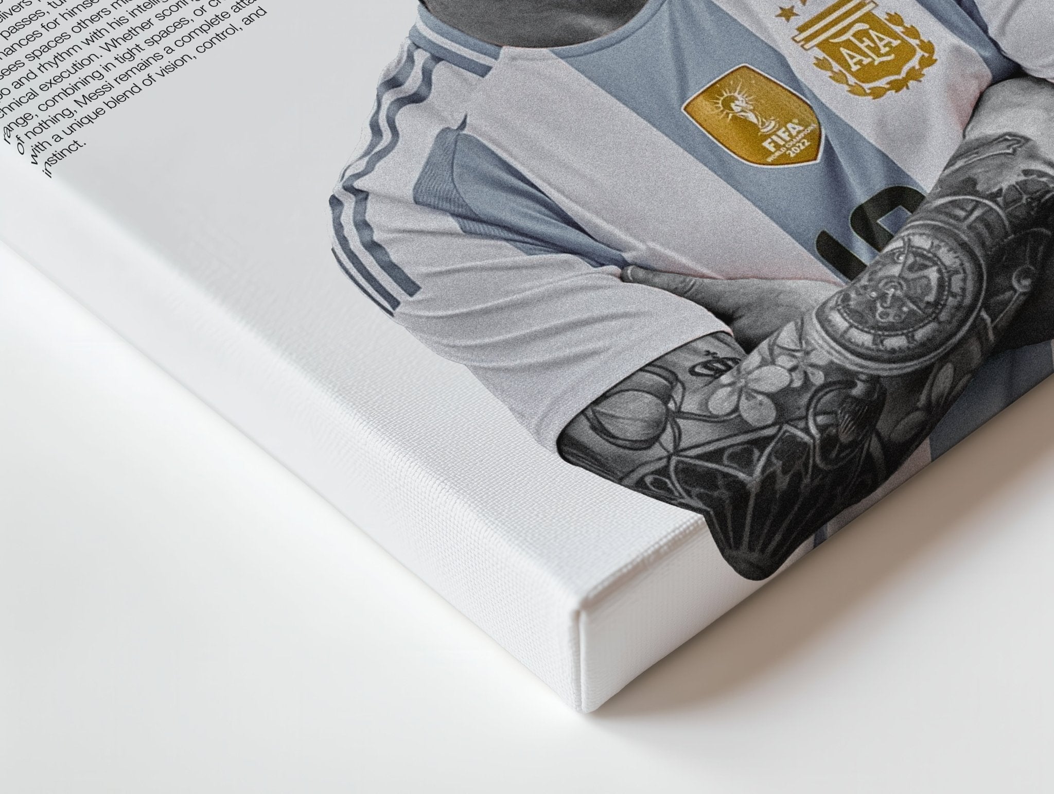 Lionel Messi – The GOAT Edition 4K Ultra Wrap Frame Wall Art in Pakistan | IBRELIA™ - IBRELIA