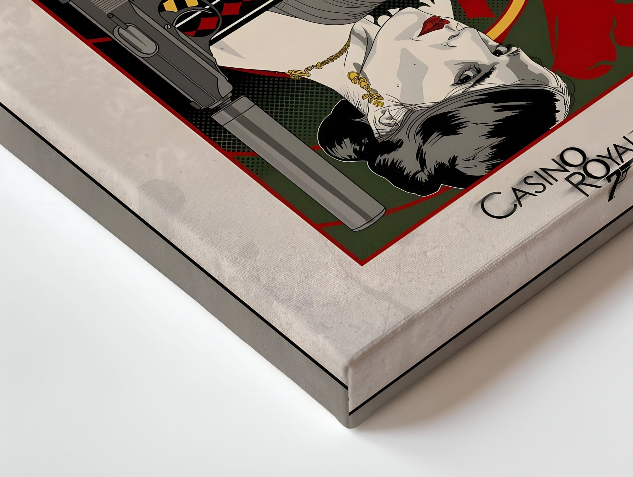Casino Royale – James Bond King of Hearts Wall Frame | 4K Ultra Wrap Frame Wall Art in Pakistan | IBRELIA™ - IBRELIA