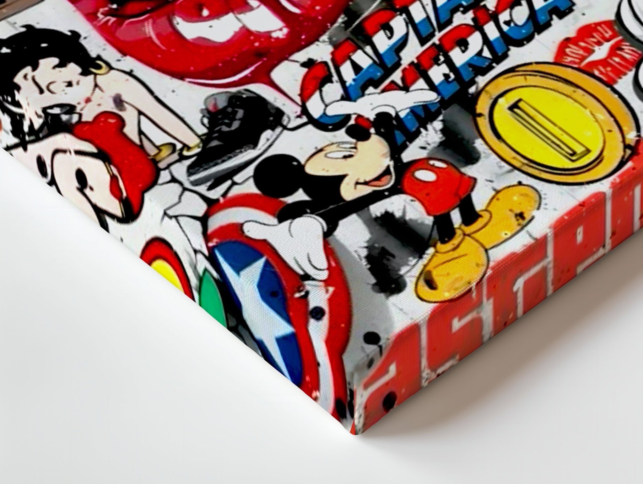 Pop Culture Explosion Wall Frame | 4K Ultra Wrap Frame Wall Art in Pakistan | IBRELIA™ - IBRELIA
