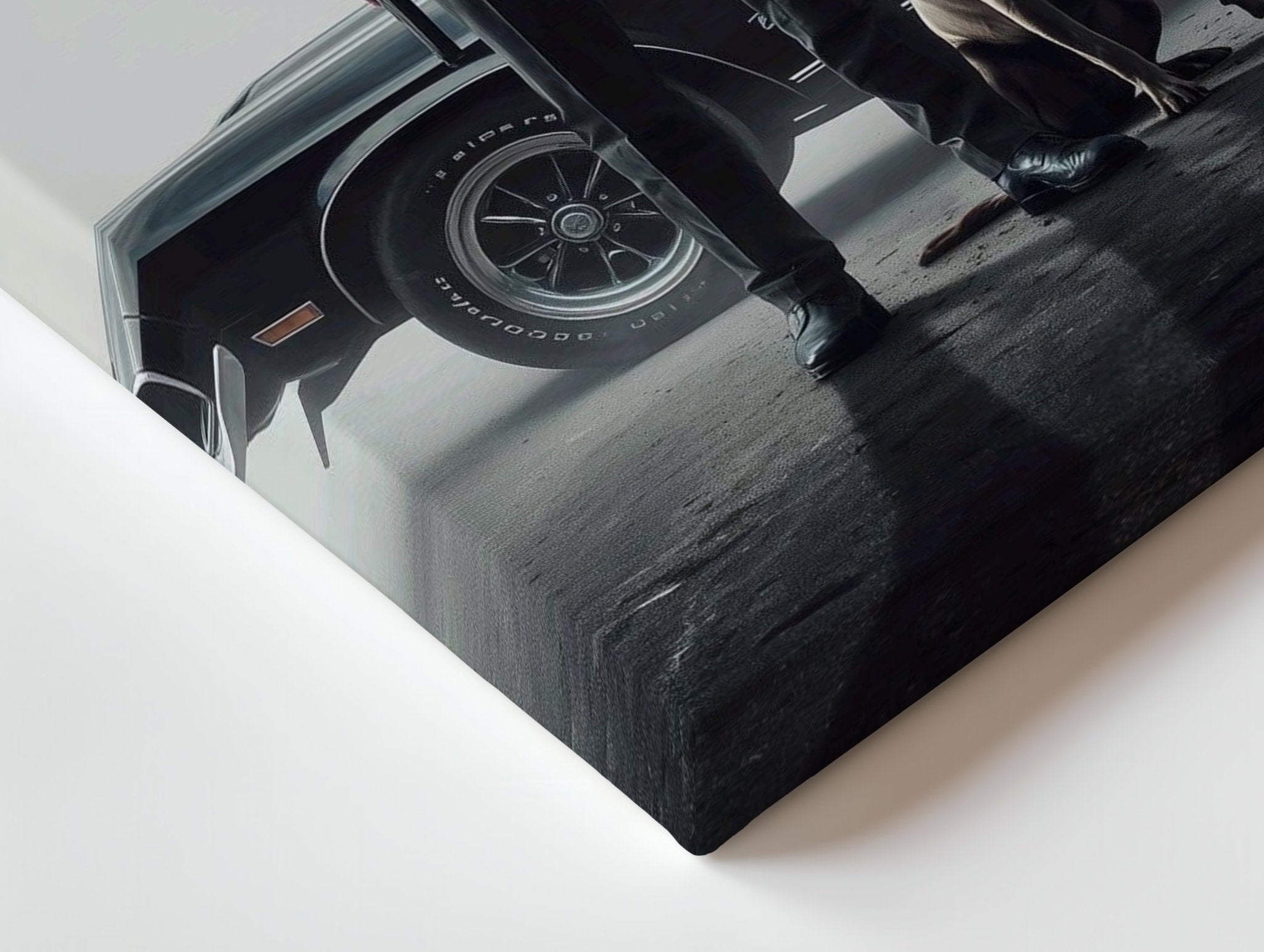 John Wick Dog & Mustang Cinematic 4K Ultra Wrap Frame Wall Art in Pakistan | IBRELIA™ - IBRELIA