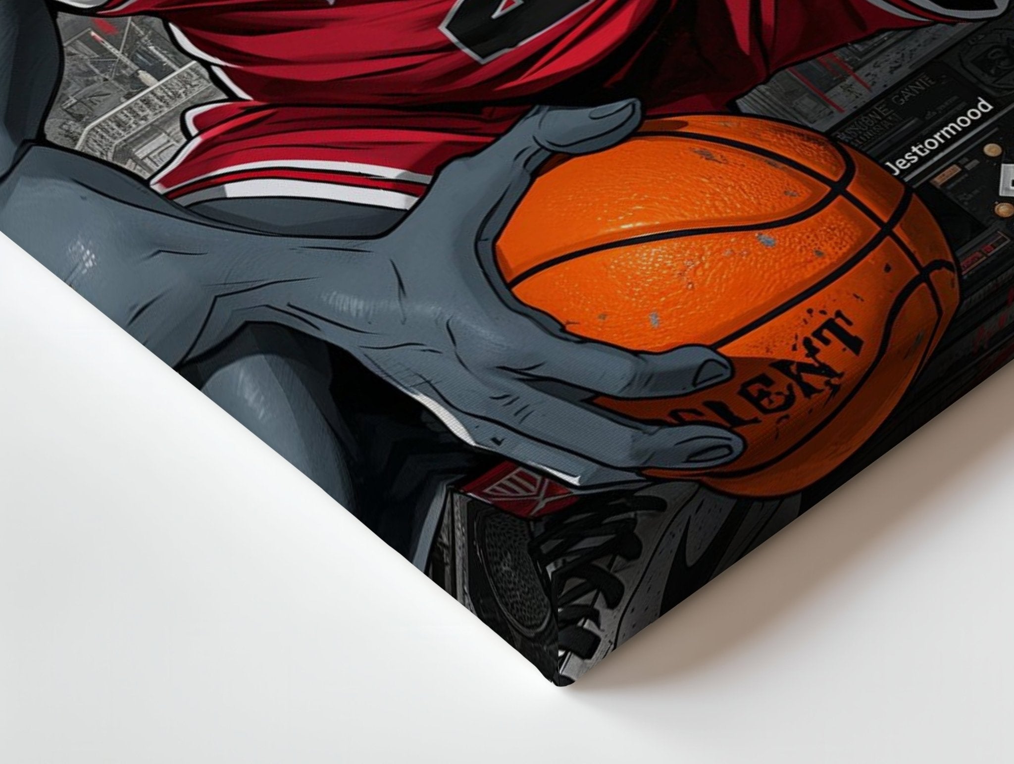 Tom Bulls Basketball – 4K Ultra Wrap Frame Wall Art in Pakistan | IBRELIA™ - IBRELIA